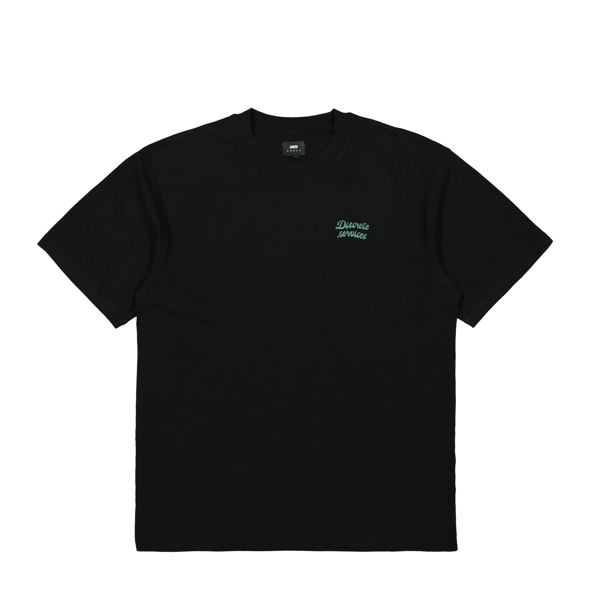 Edwin Discrete Service T-Shirt Black T-Shirts I031904.89.67.03 | Overkill