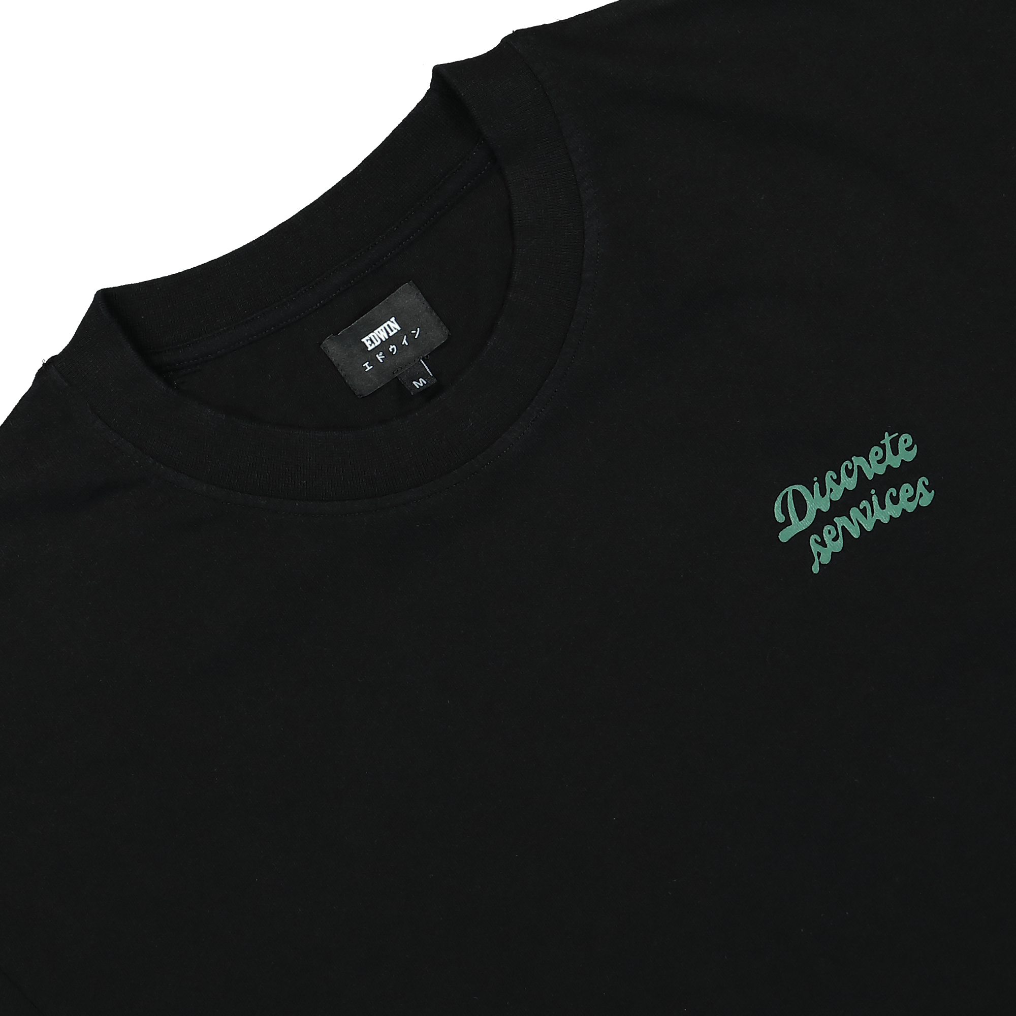 Edwin Discrete Service T-Shirt Black T-Shirts Material | Overkill
