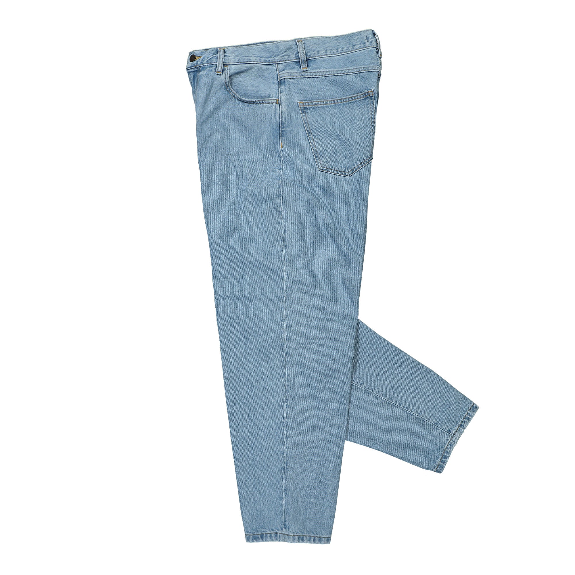 Carhartt WIP W Brandon Pant Blue Stone Bleached Jeans Close-up | Overkill