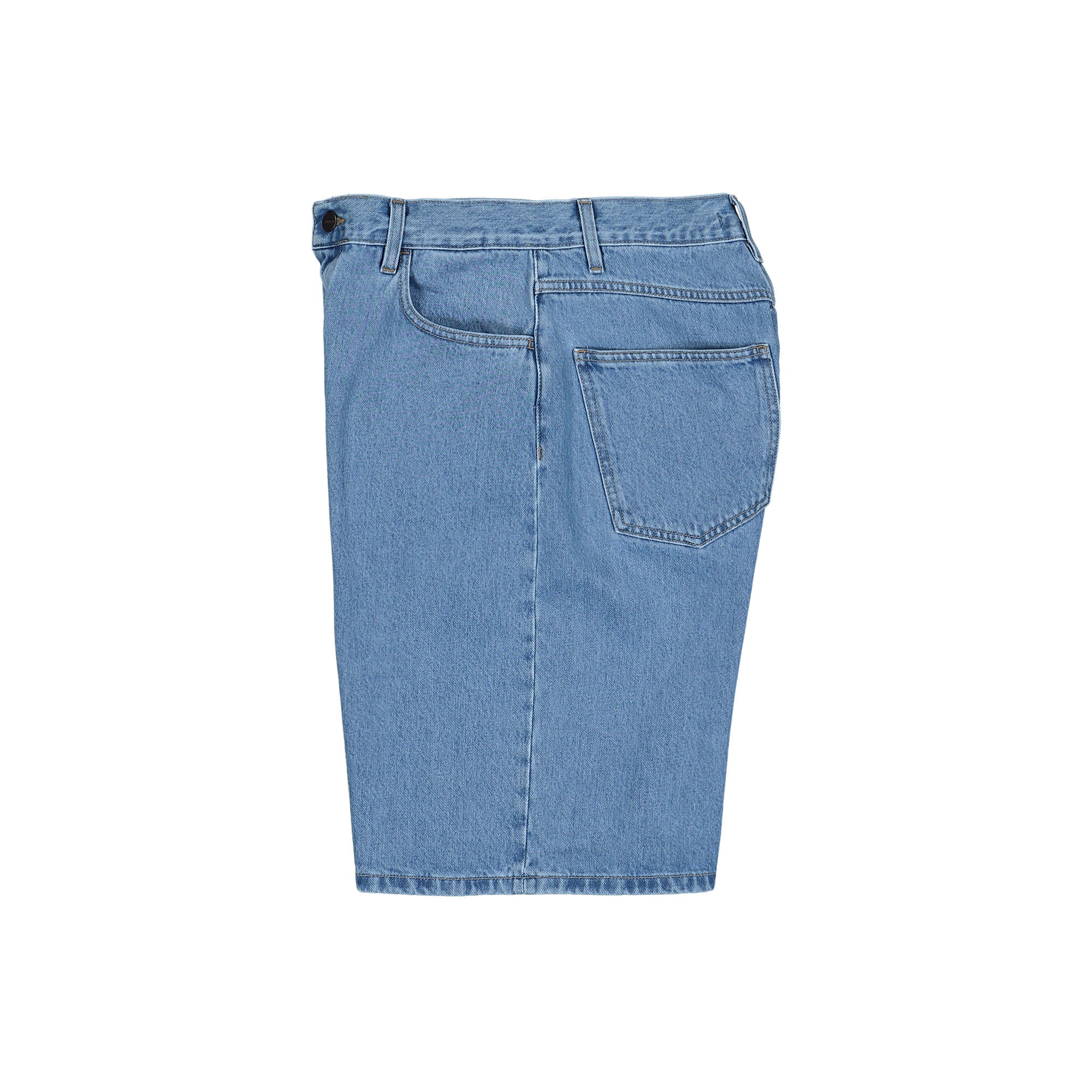 Carhartt W Brandon Short Blue Stone Bleached Shorts I031919.01.12.03 Detailfoto | Overkill