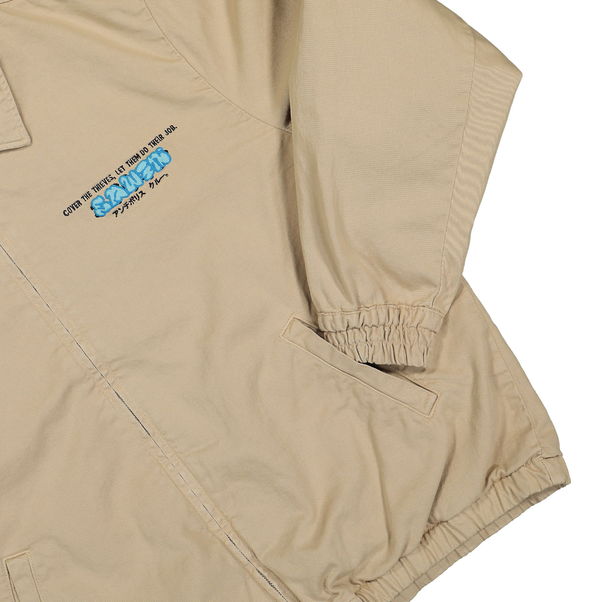 Edwin Volume Zip Jacket Lined White Pepper Jackets Detailfoto | Overkill