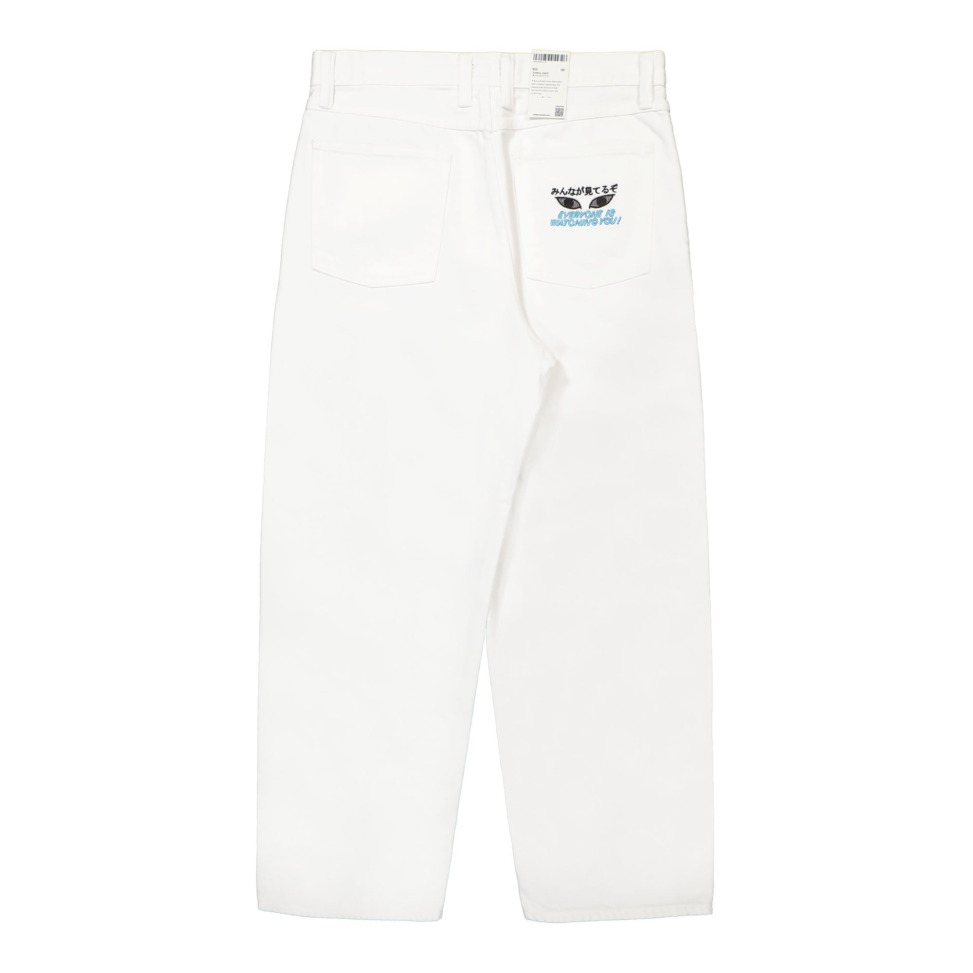 Edwin Tyrell Pant Optic White Casual Pants Close-up | Overkill