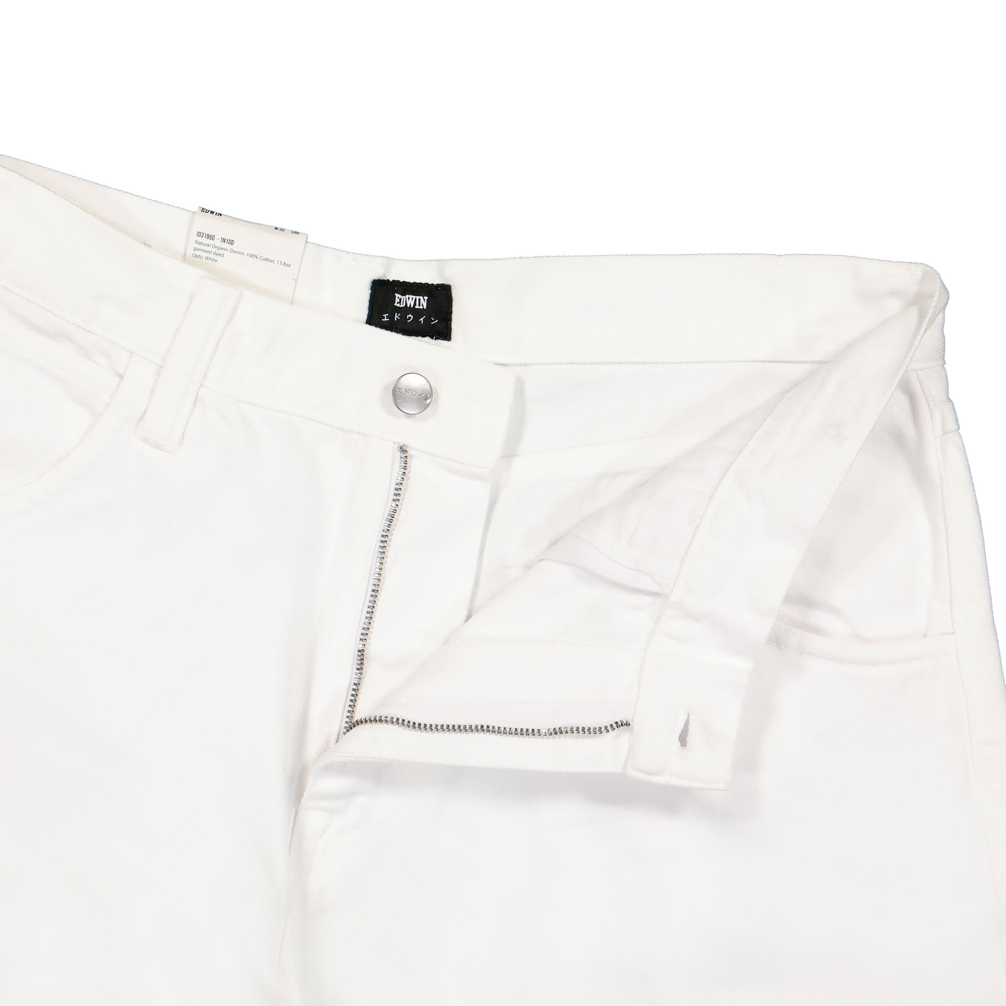Edwin Tyrell Pant Optic White Casual Pants Detailfoto | Overkill