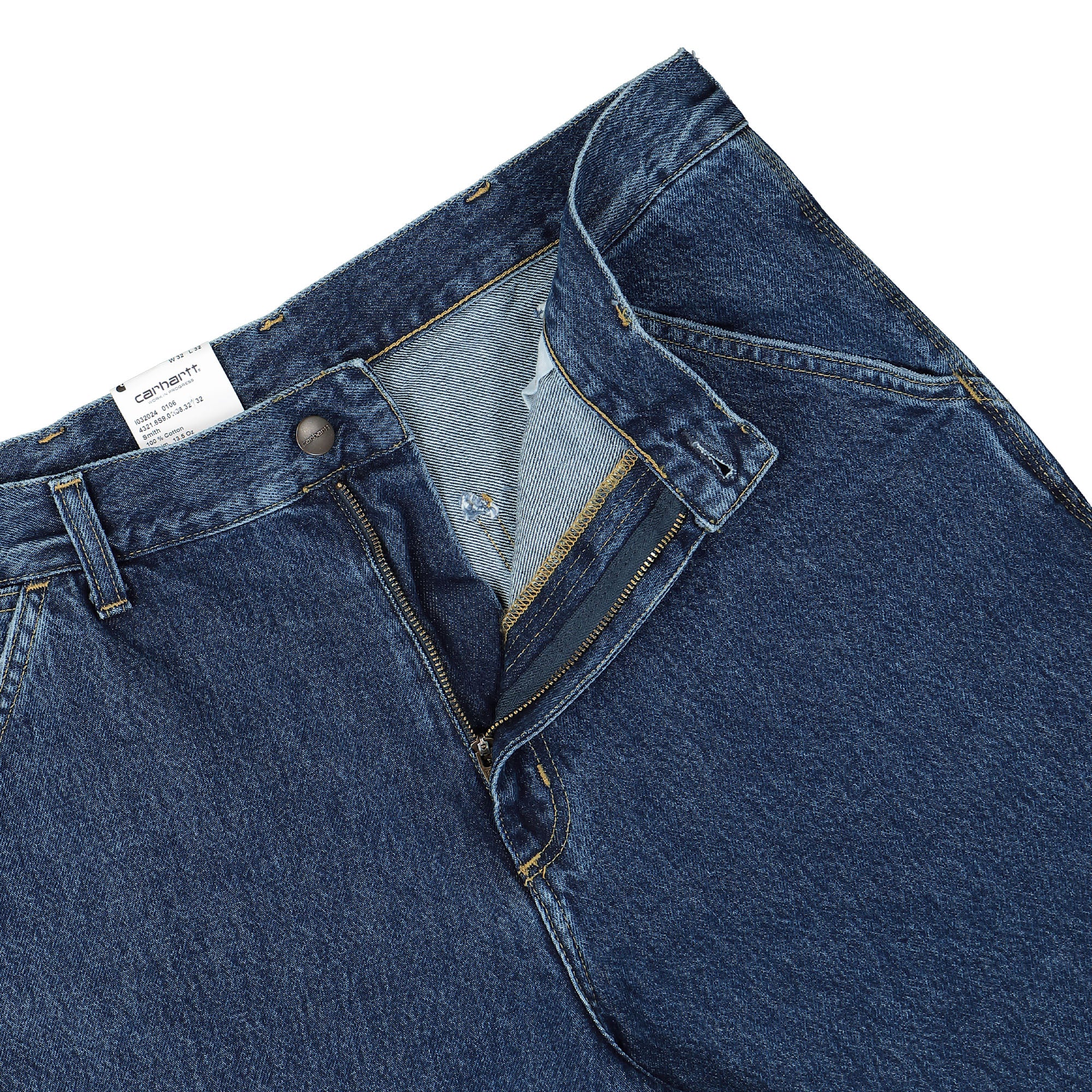 Carhartt WIP Single Knee Pant Blue Jeans Detail view 1 | Overkill