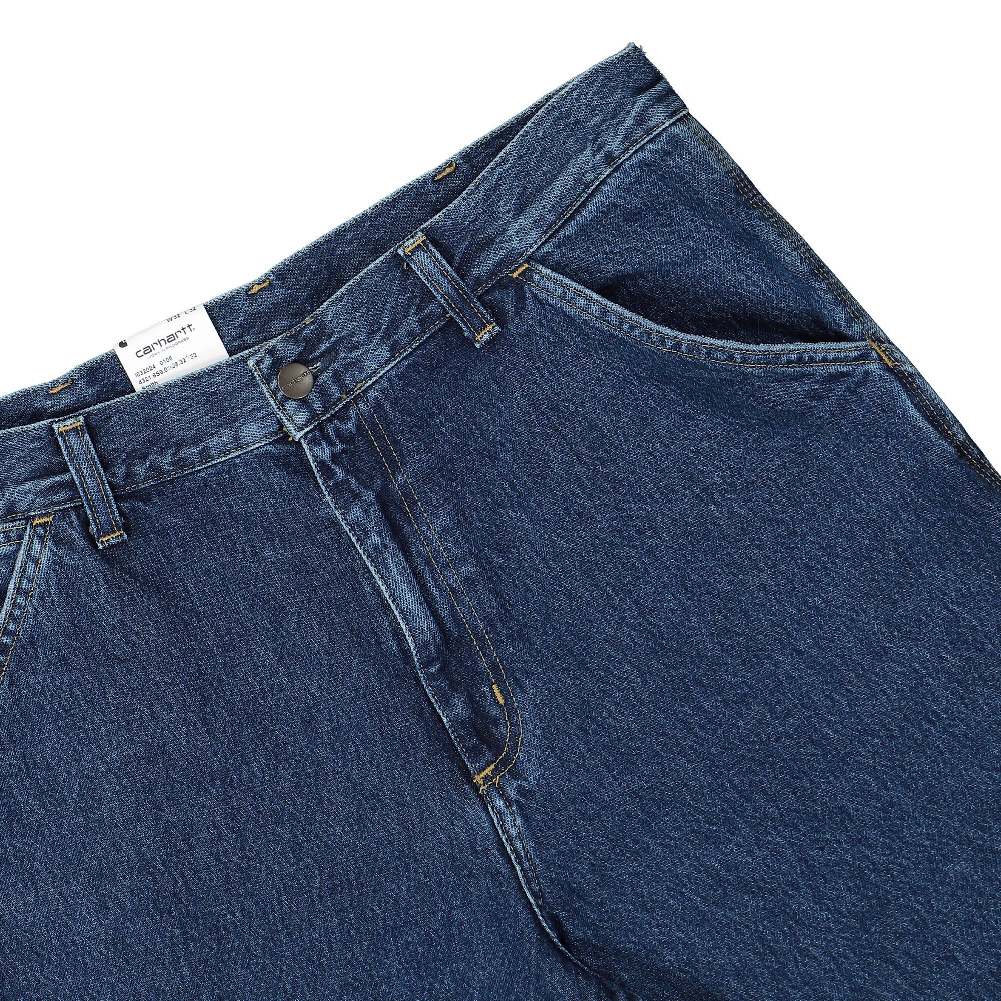 Carhartt WIP Single Knee Pant Blue Jeans Detail view 2 | Overkill