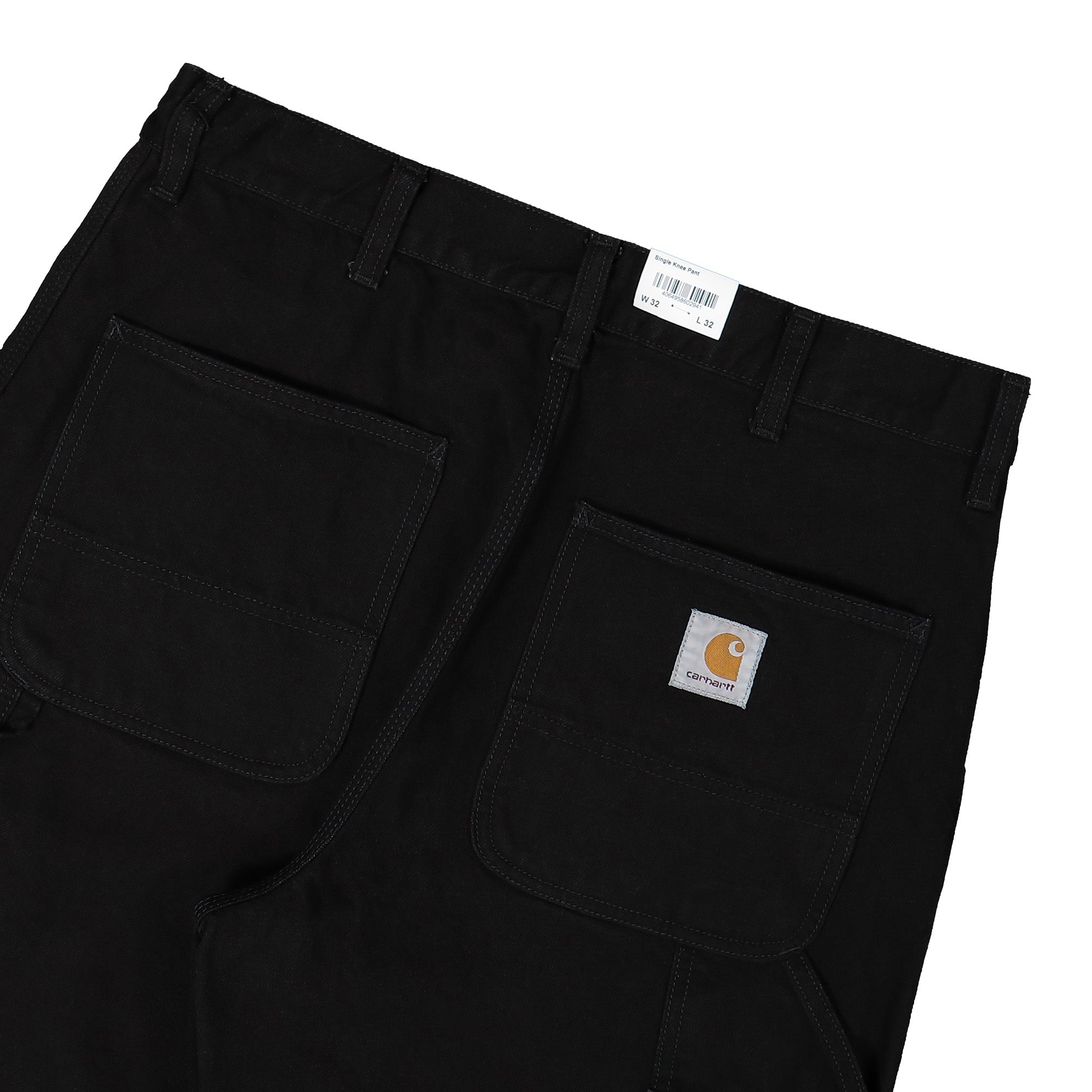 Carhartt WIP Single Knee Pant Black Rinsed Jeans Detail view 1 | Overkill