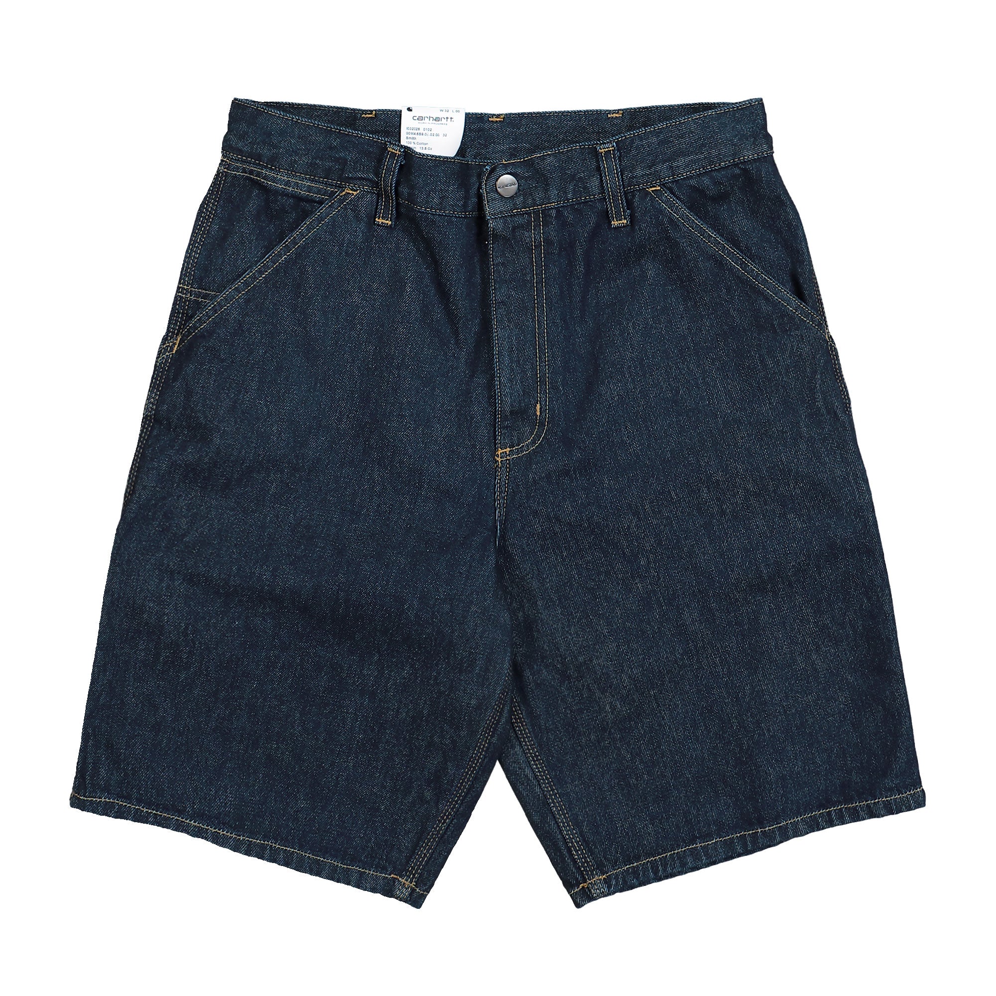 Carhartt WIP Single Knee Short Blue Rinsed Shorts I032026.01.02.00 | Overkill