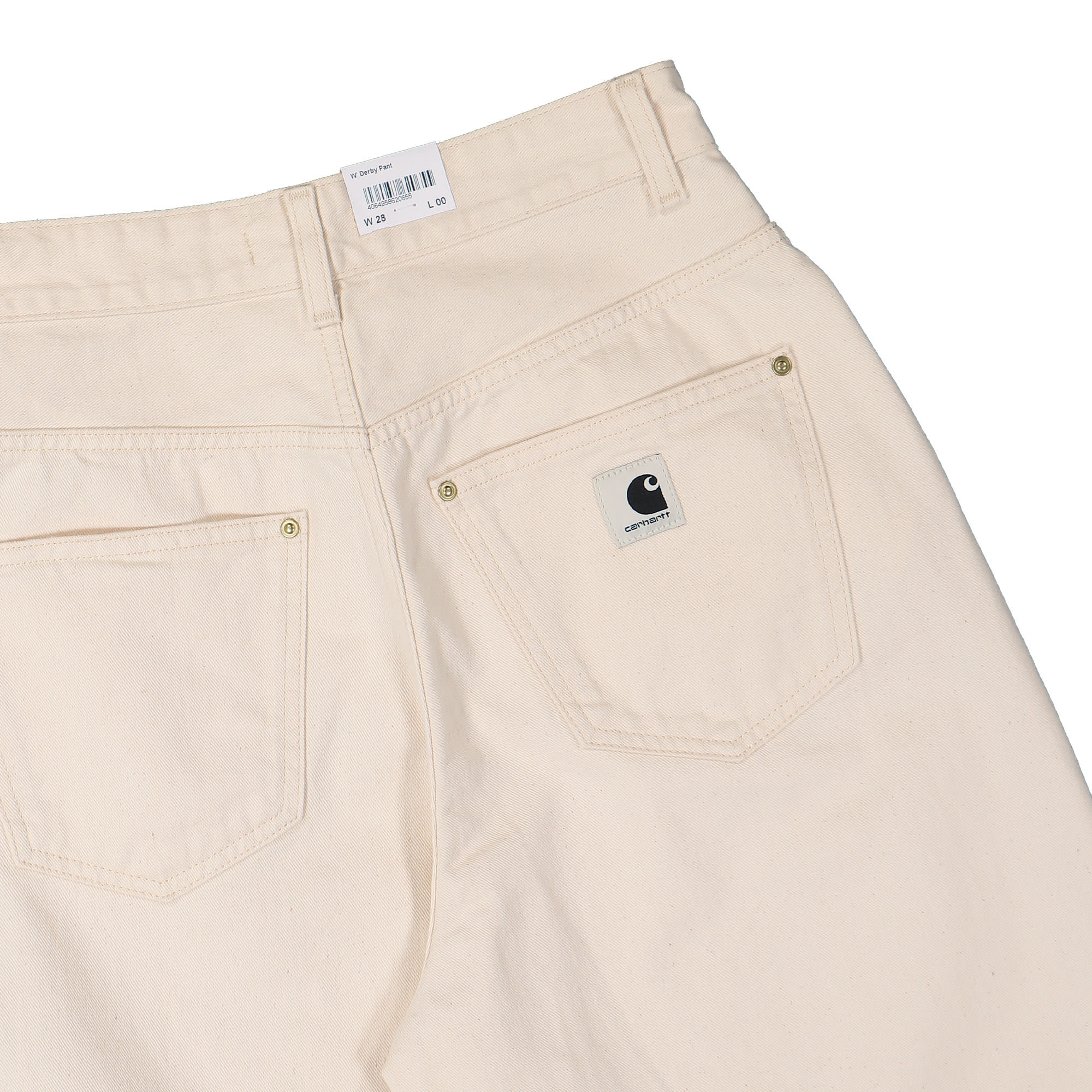 Carhartt WIP W Derby Pant Natural Rinsed Jeans Detail view 1 | Overkill