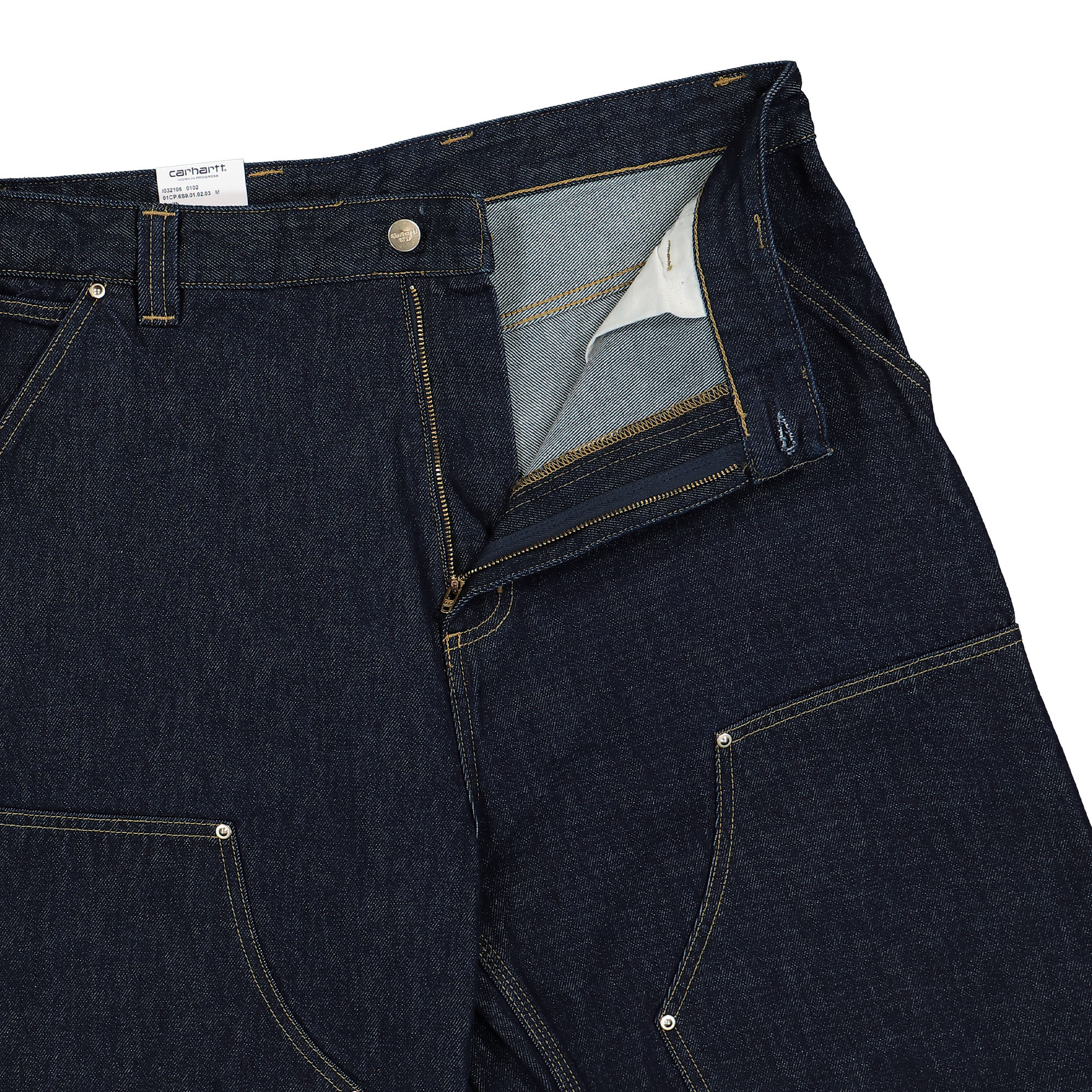 Carhartt WIP Nash DK Pant Blue Rinsed Sweat & Track Pants Detail view 1 | Overkill