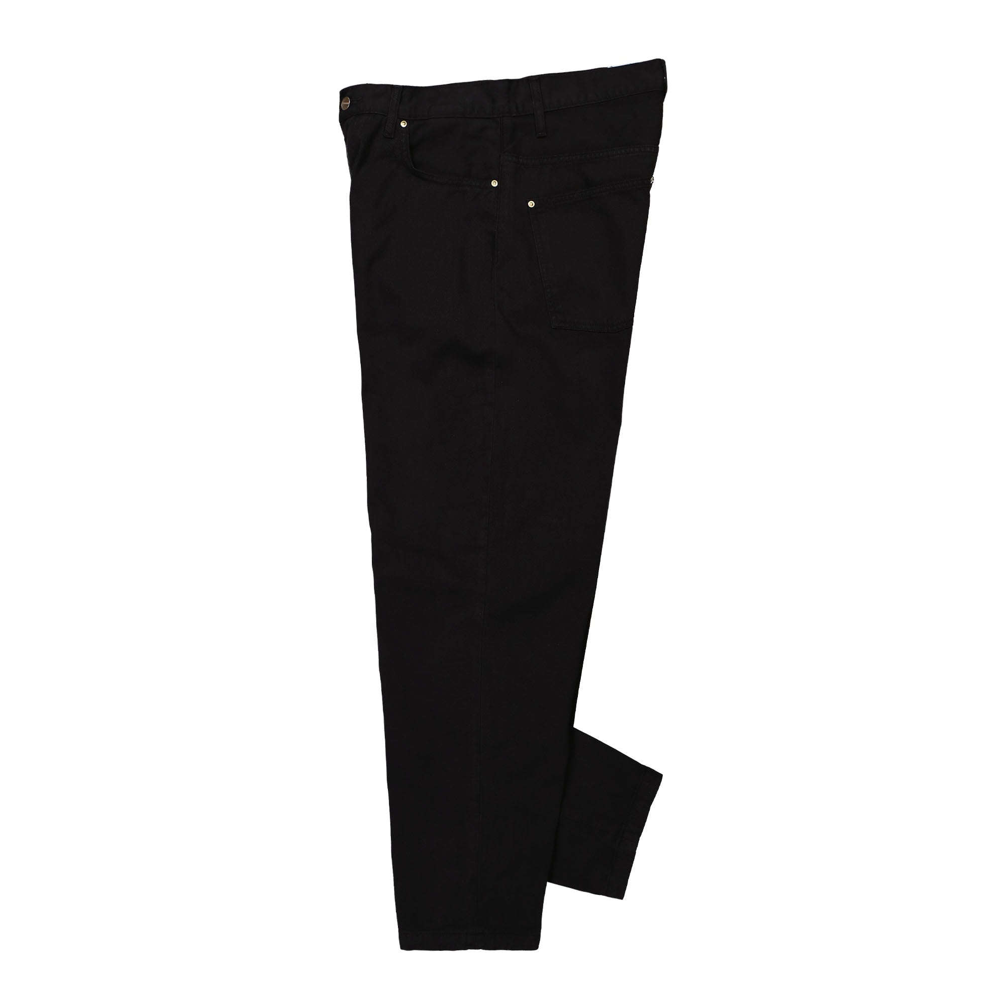 Carhartt WIP Derby Pant Black Casual Pants Close-up | Overkill