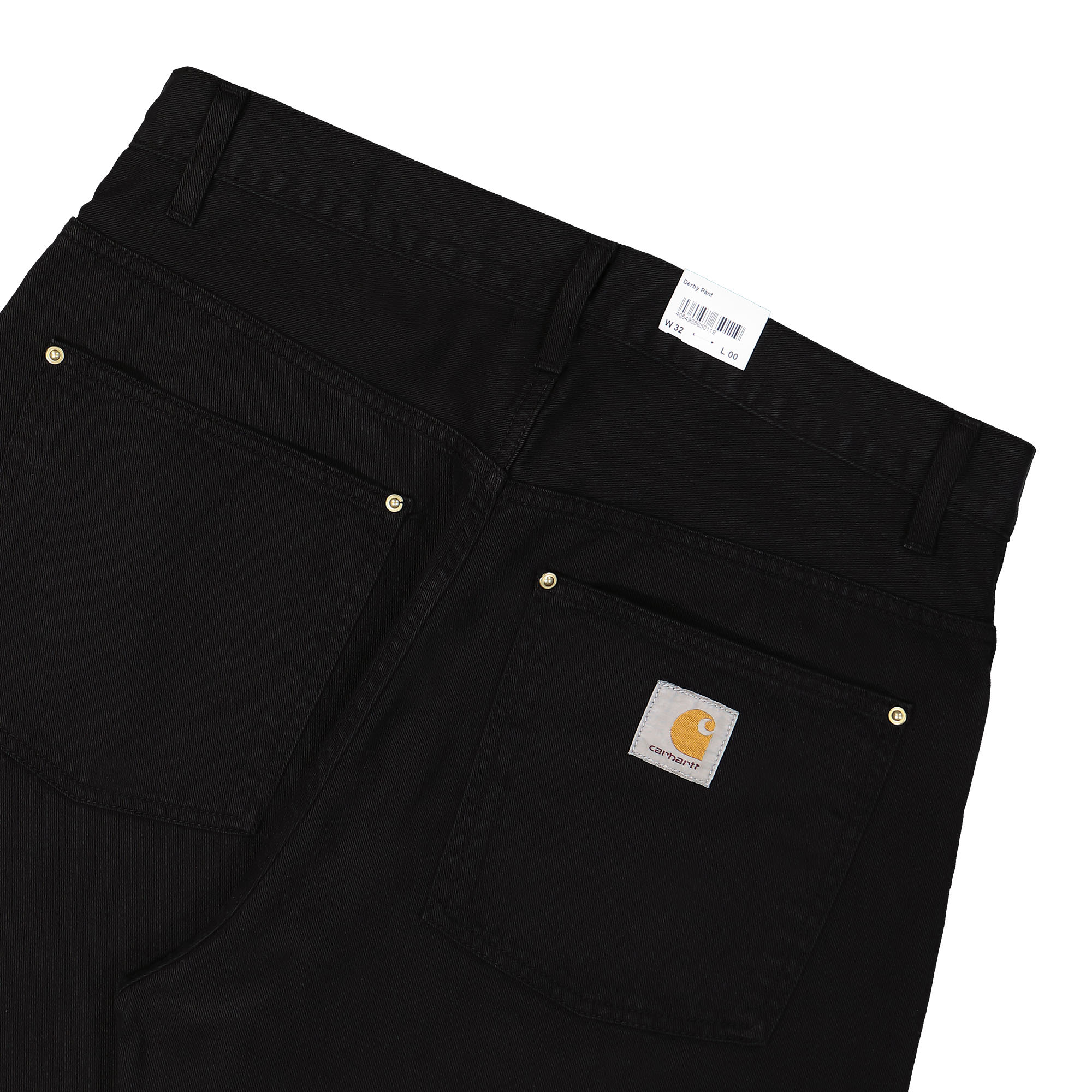 Carhartt WIP Derby Pant Black Casual Pants Detail view 2 | Overkill