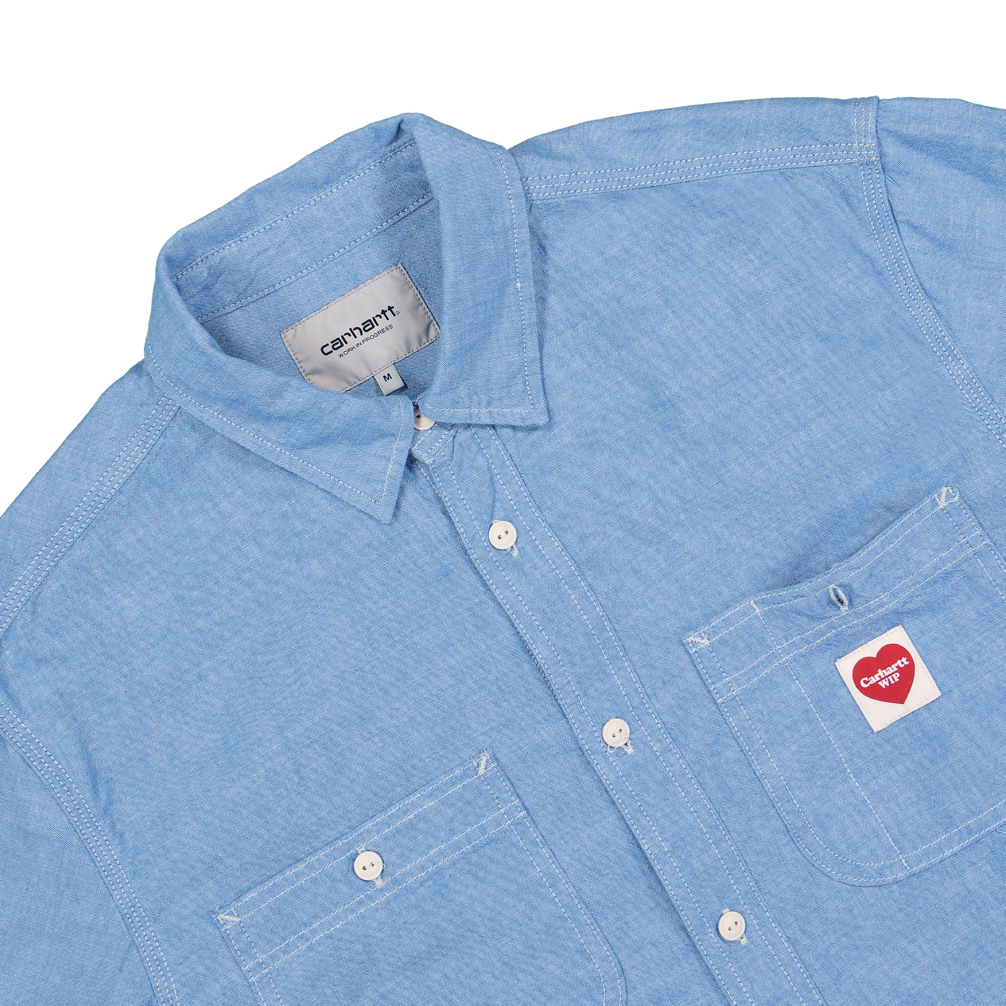 Carhartt WIP L/S Clink Heart Shirt Bleach Shirts Detailfoto | Overkill