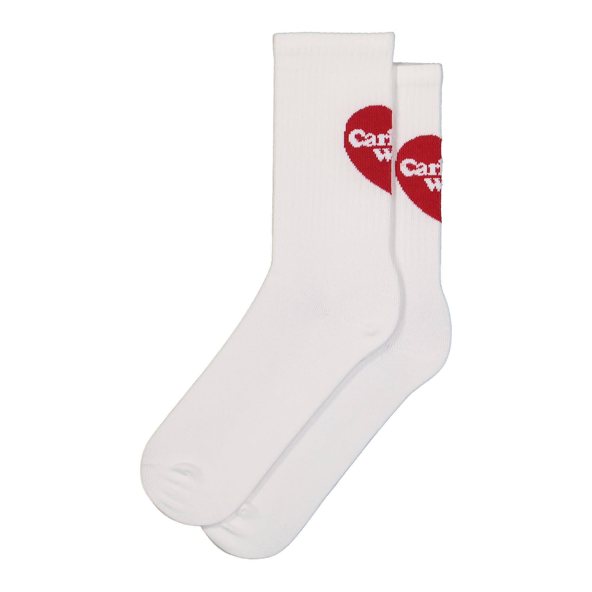 Carhartt WIP Heart Socks White Socks I032118.02.XX.06 | Overkill