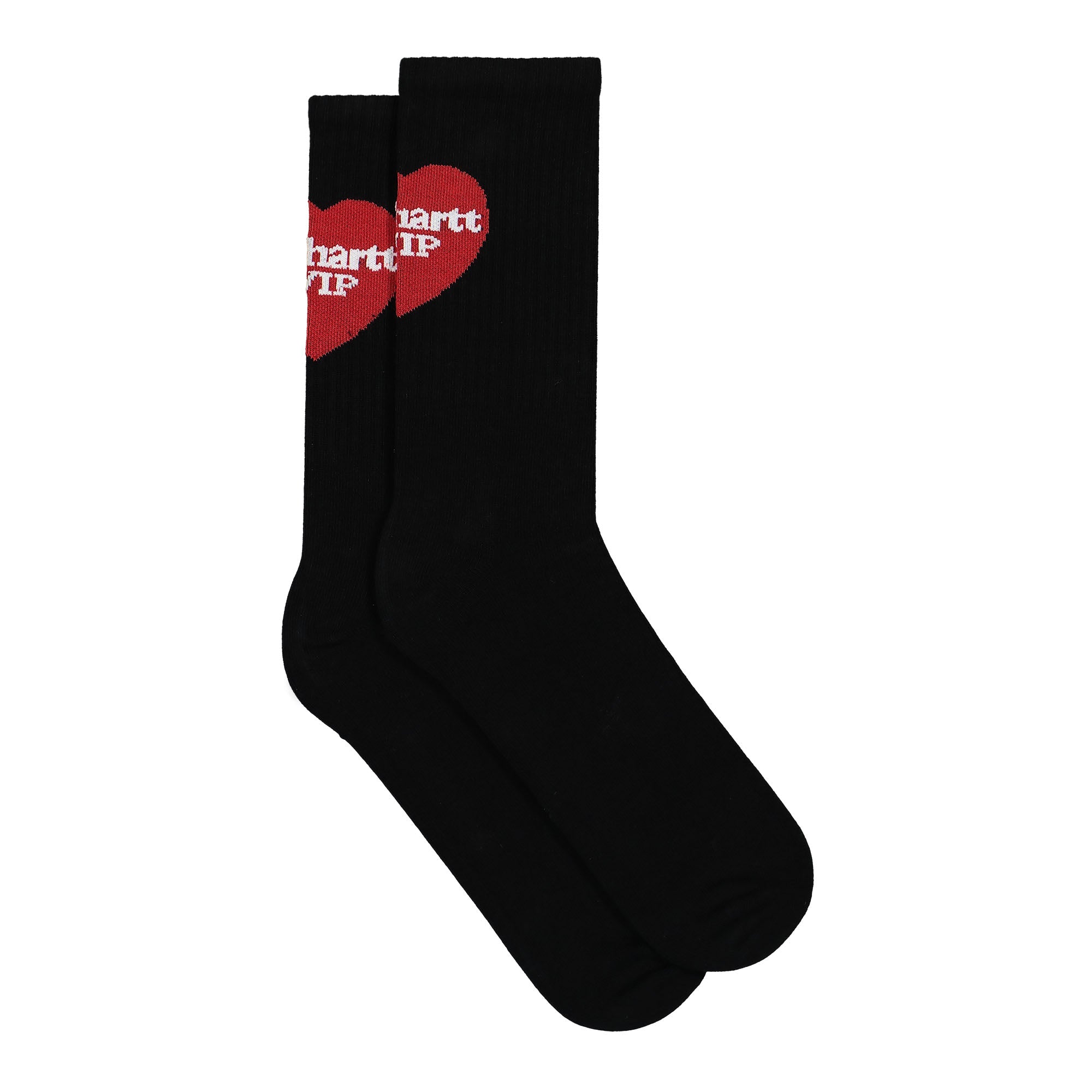 Carhartt WIP Heart Socks Black Socks Material | Overkill