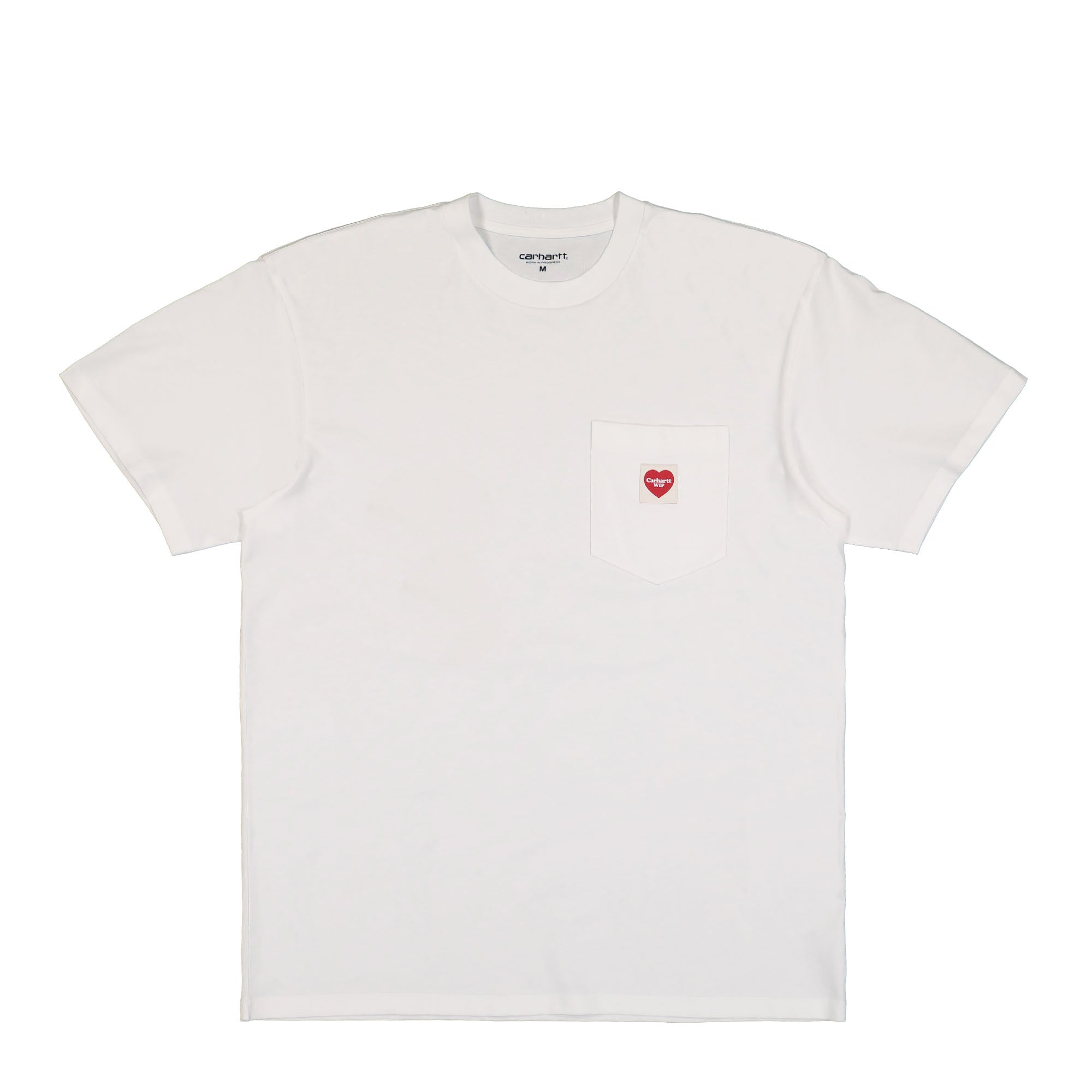 Carhartt WIP S/S Pocket Heart T-Shirt White T-Shirts I032128.02.XX.03 / White | Overkill