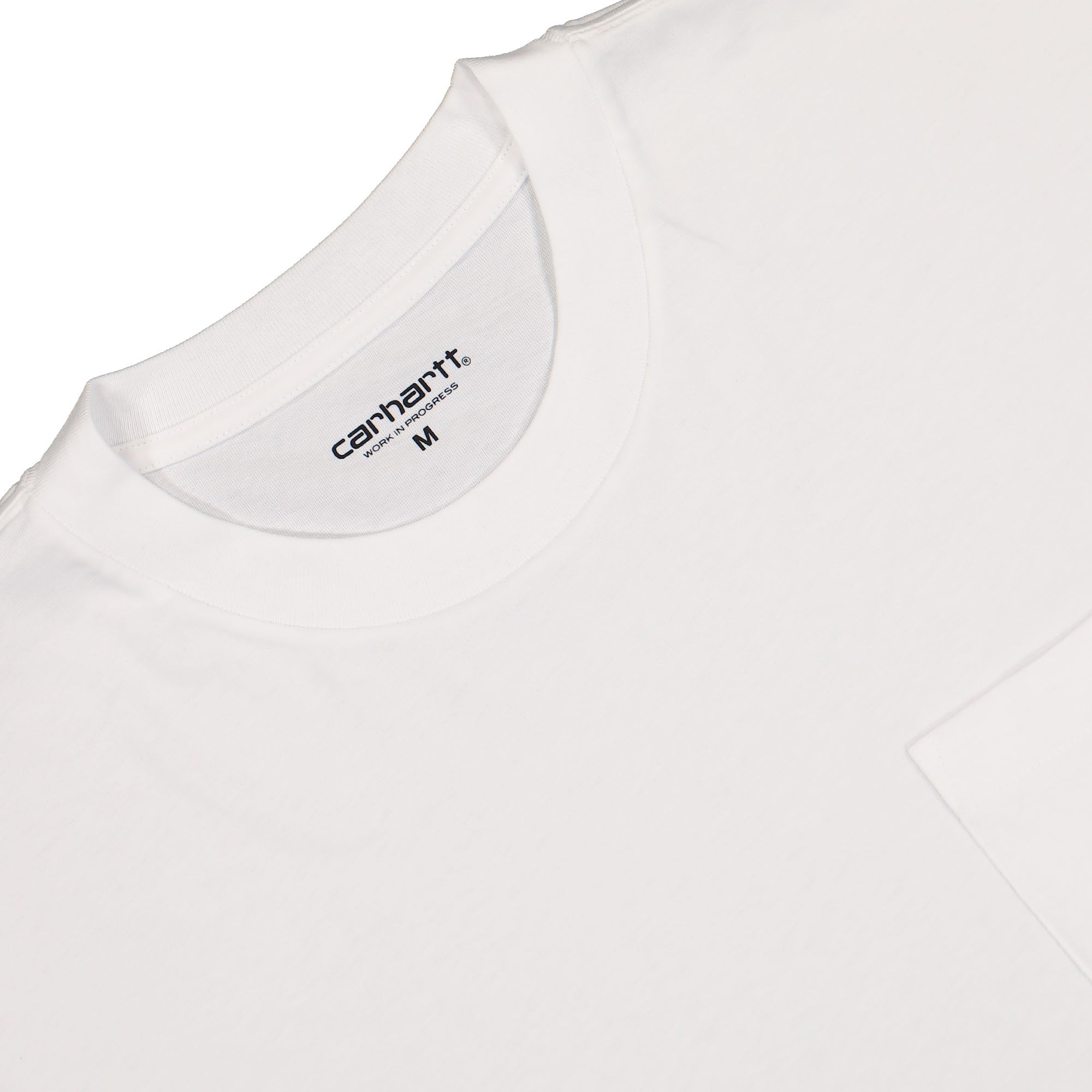 Carhartt WIP S/S Pocket Heart T-Shirt White T-Shirts Close-up | Overkill