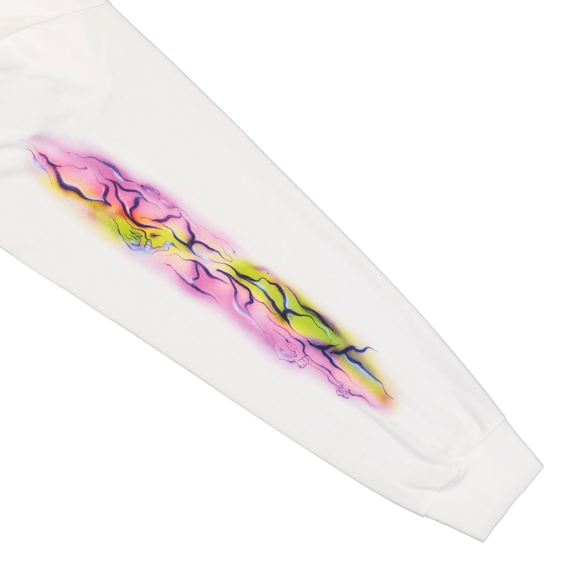 Carhartt WIP W L/S Babybrush Grin T-Shirt White Longsleeves Detailfoto | Overkill