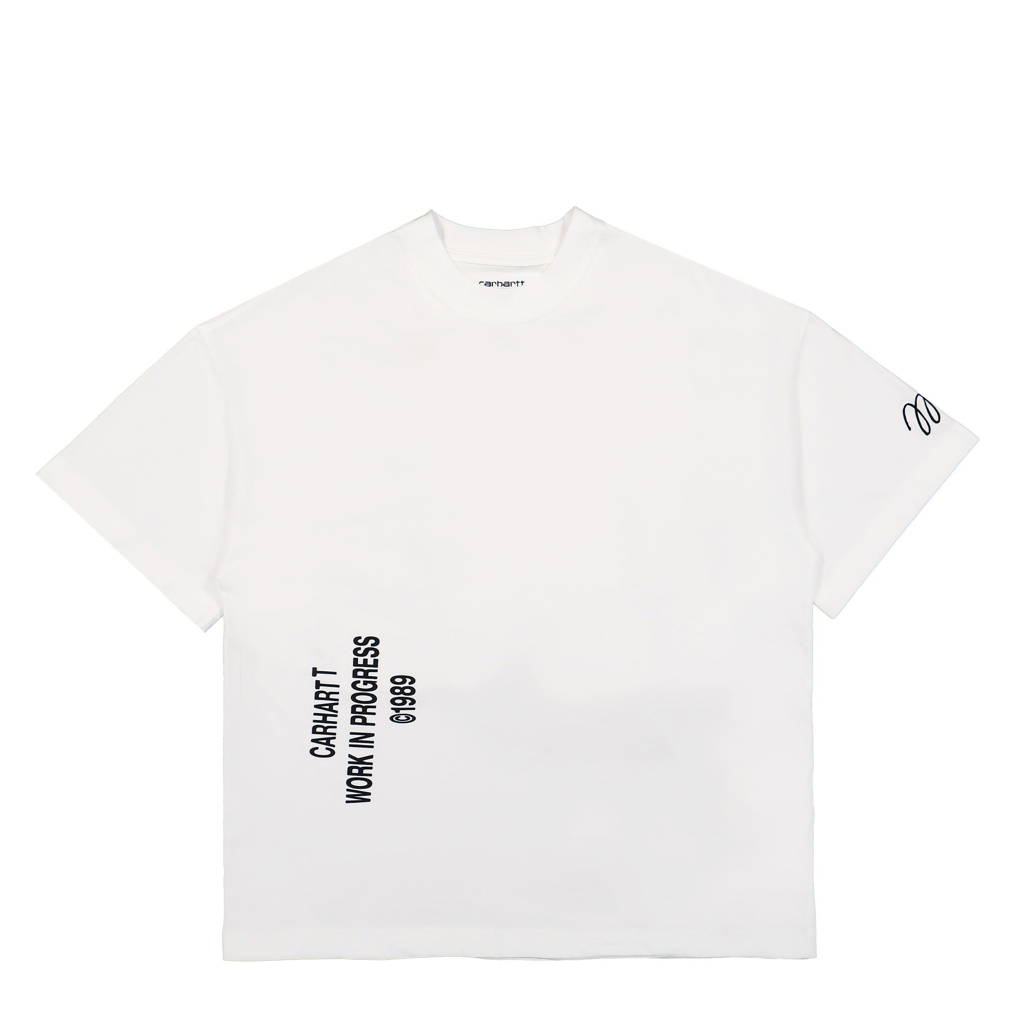 Carhartt WIP S/S Signature T-Shirt White T-Shirts I032154.02.XX.03 | Overkill