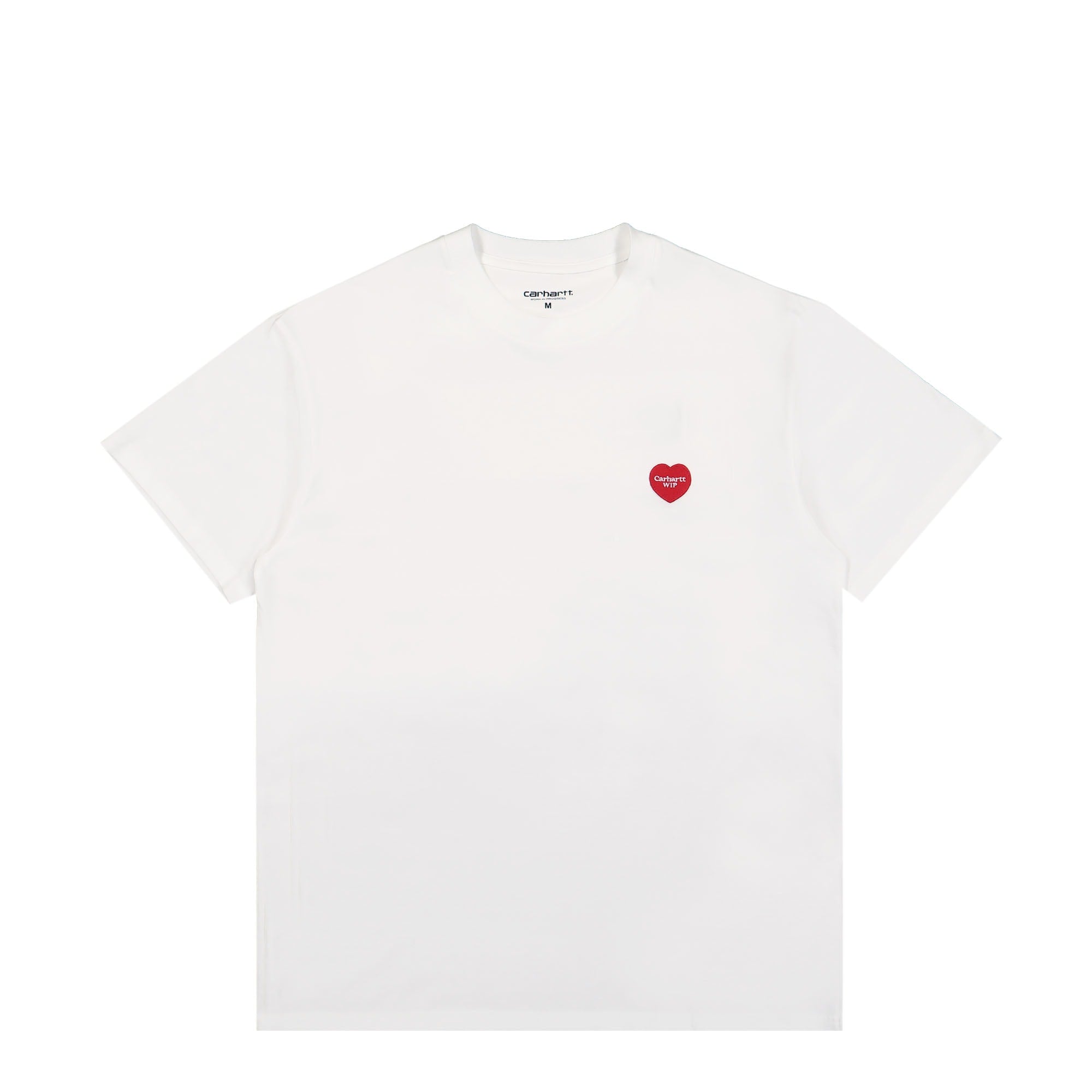 Carhartt WIP S/S Double Heart T-Shirt White T-Shirts I032155.02.XX.03 | Overkill