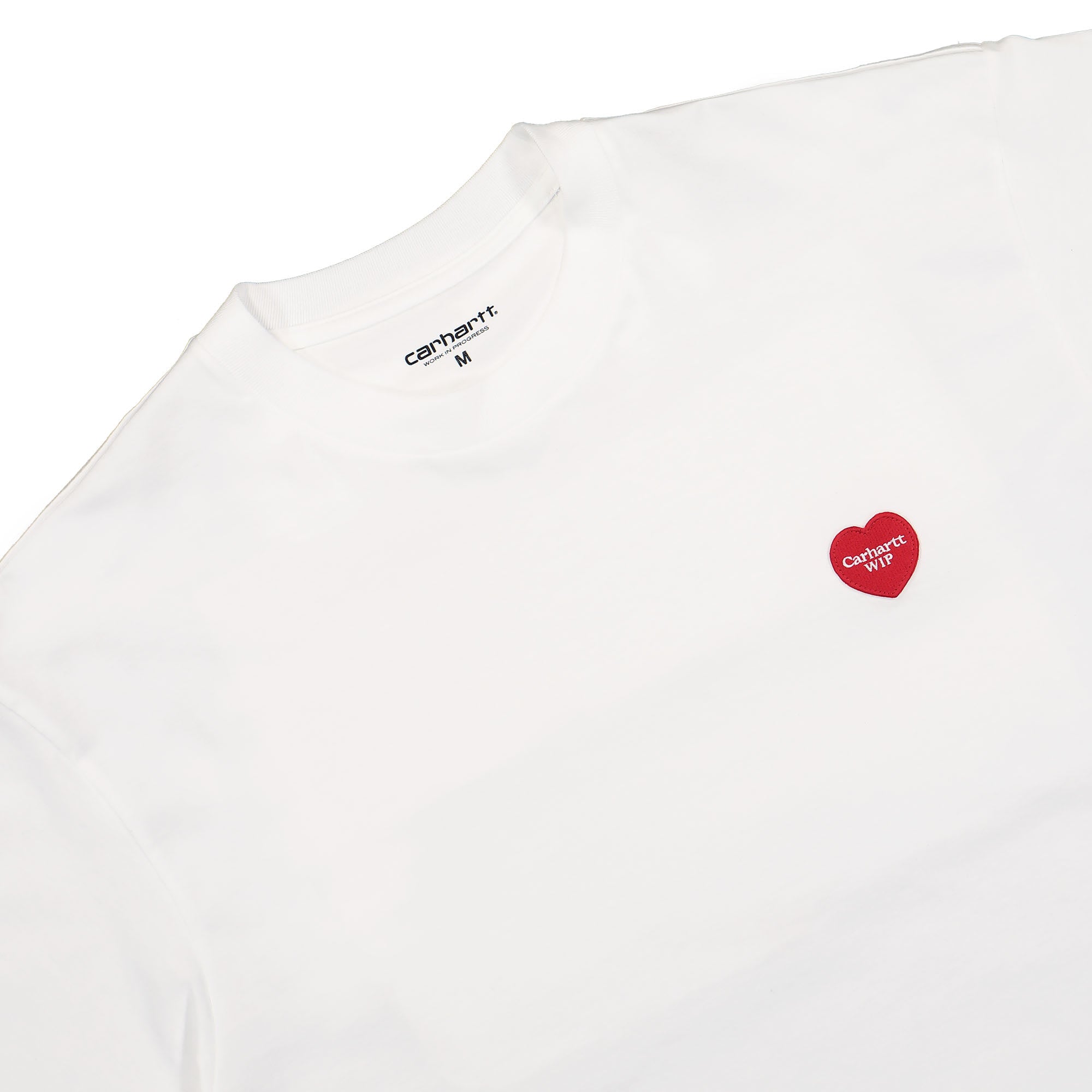 Carhartt WIP S/S Double Heart T-Shirt White T-Shirts Material | Overkill