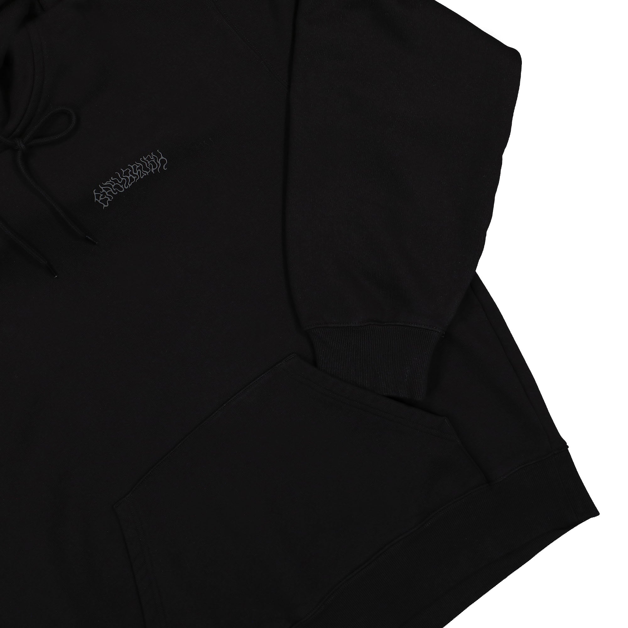 Carhartt WIP Hooded Babybrush Duck Sweat Black Hoodies Close-up | Overkill