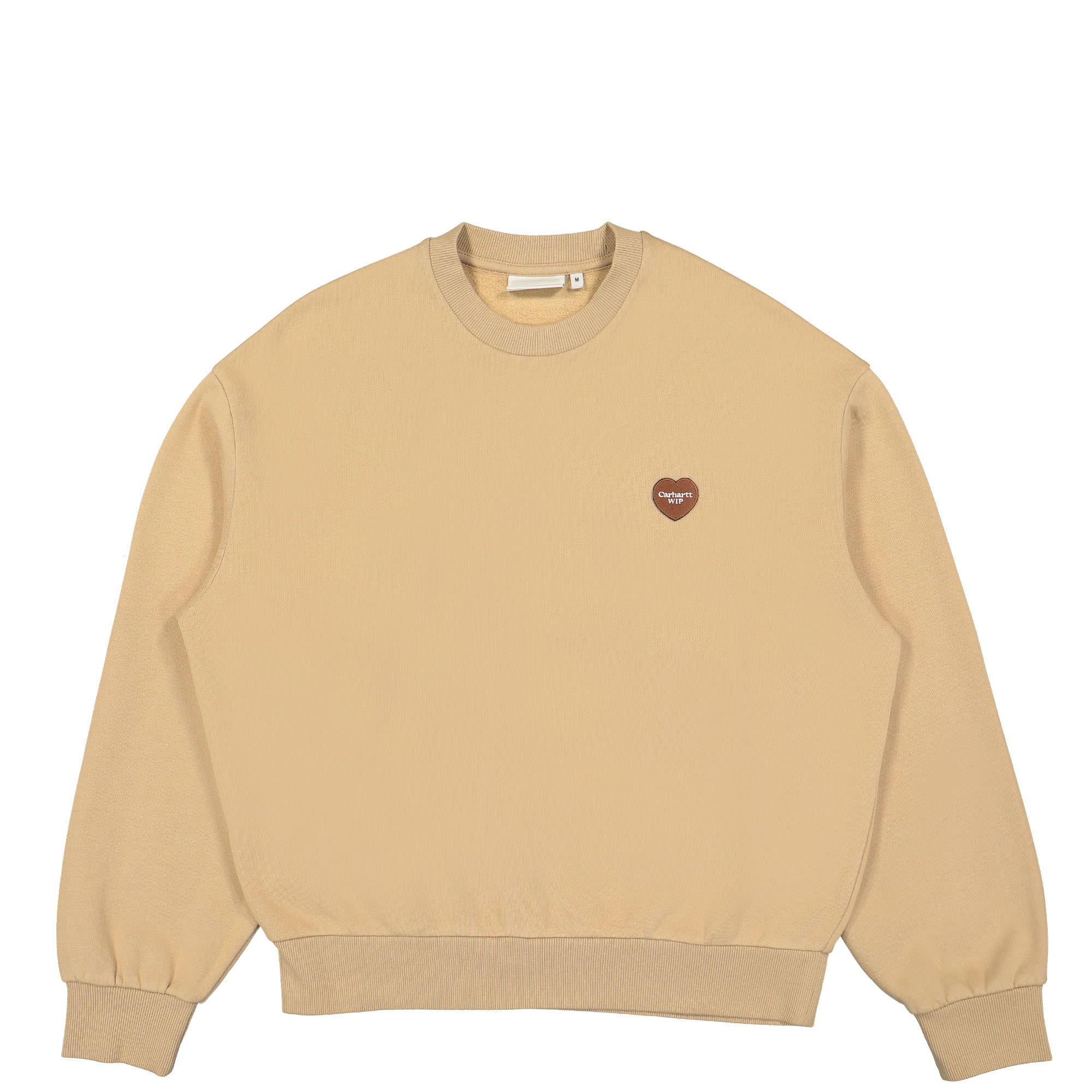 Carhartt WIP W Heart Patch Sweat Dusty H Brown Sweatshirts I032165.07E.XX.03 | Overkill