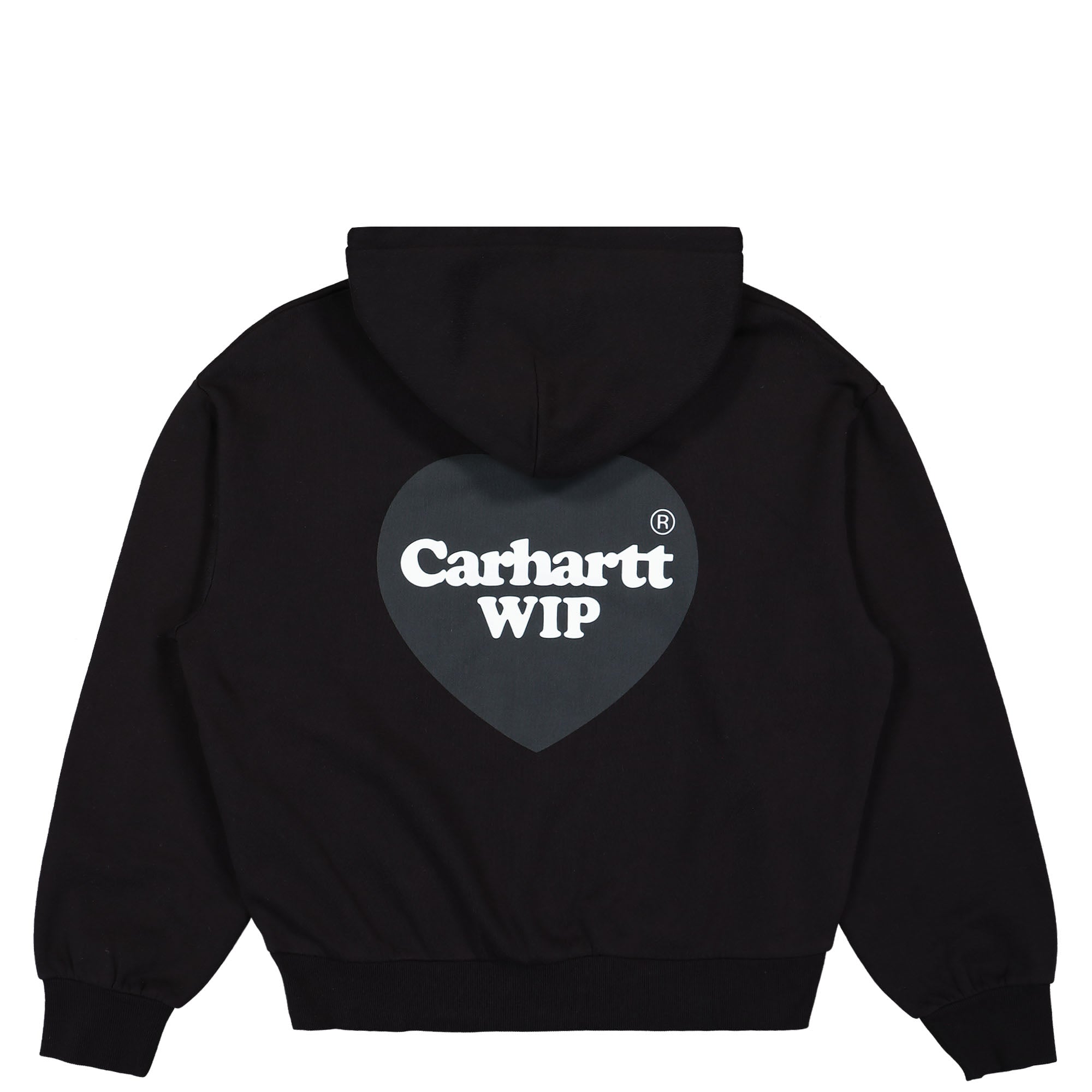 Carhartt WIP W Hooded Heart Sweat Black Hoodies Close-up | Overkill