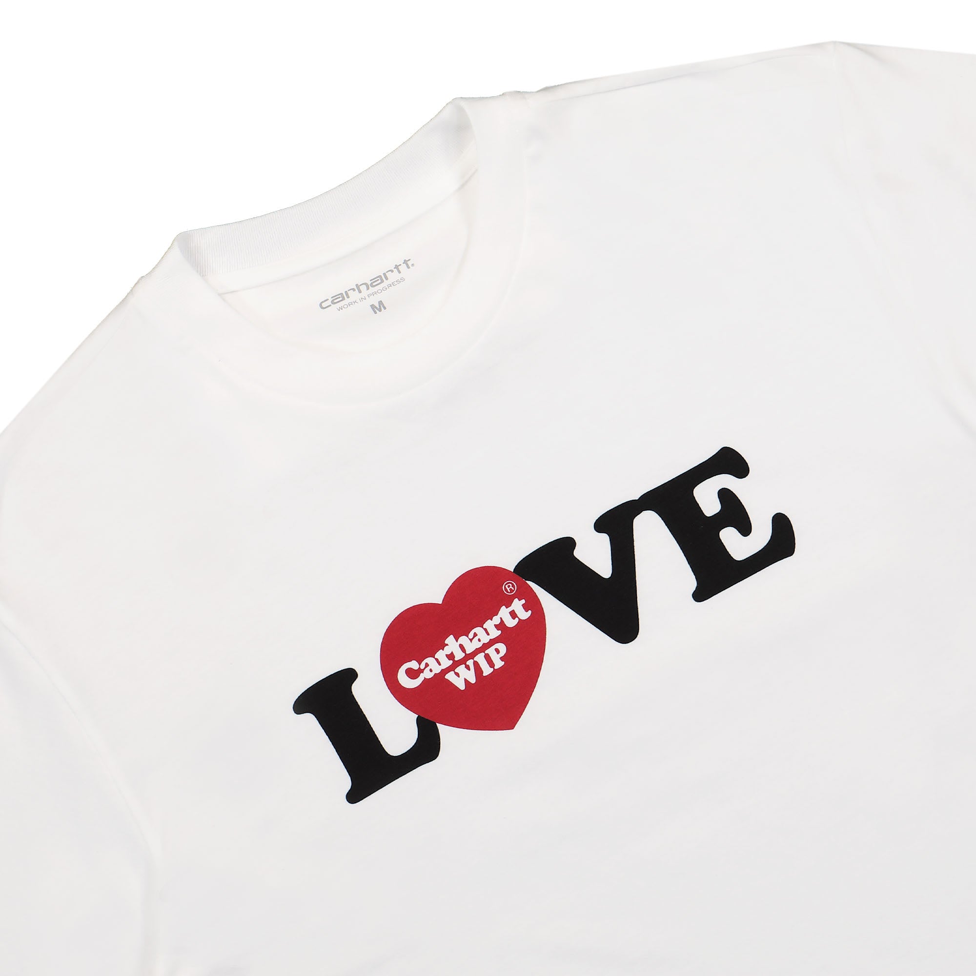 Carhartt WIP W S/S Love T-Shirt White T-Shirts Close-up | Overkill