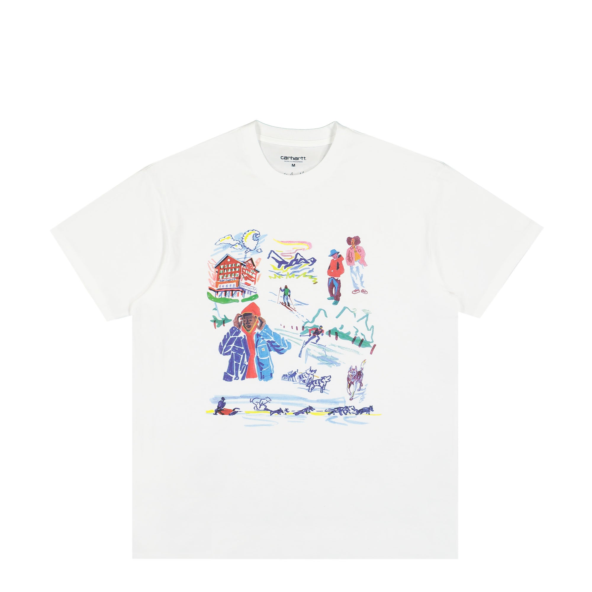 Carhartt WIP S/S Ollie Mac Chalet T-Shirt White T-Shirts I032409.02.XX.03 | Overkill