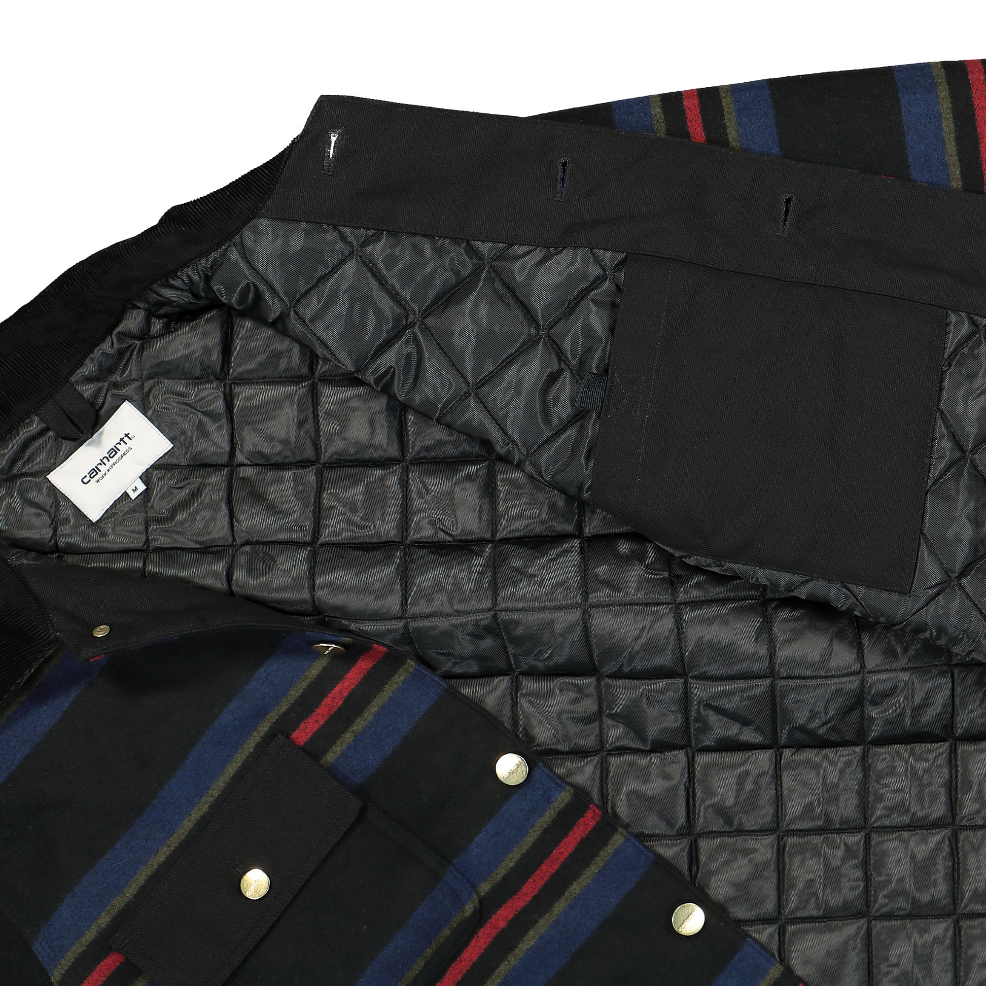 Carhartt WIP Oregon Jacket Starco Stripe, Black Jackets Detail view 1 | Overkill