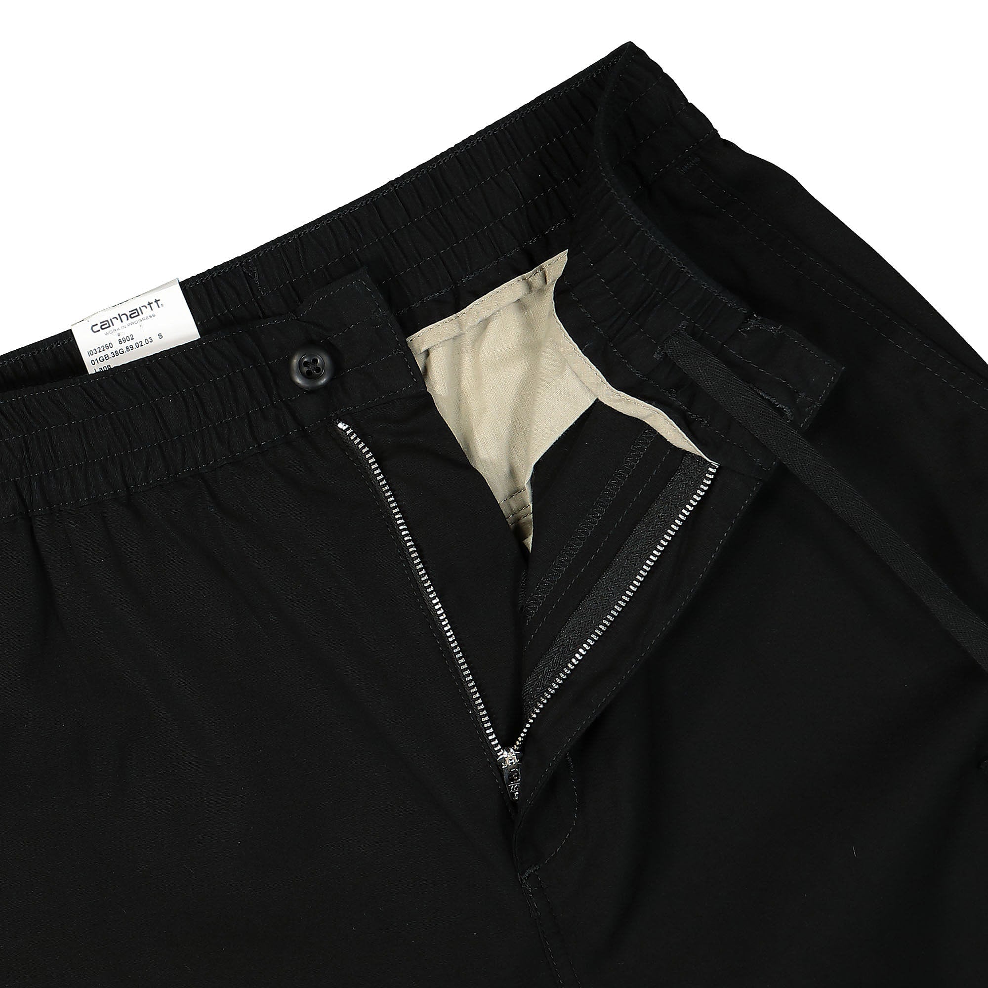 Carhartt WIP W Jet Cargo Pant Black Rinsed Cargo Pants Detailfoto | Overkill