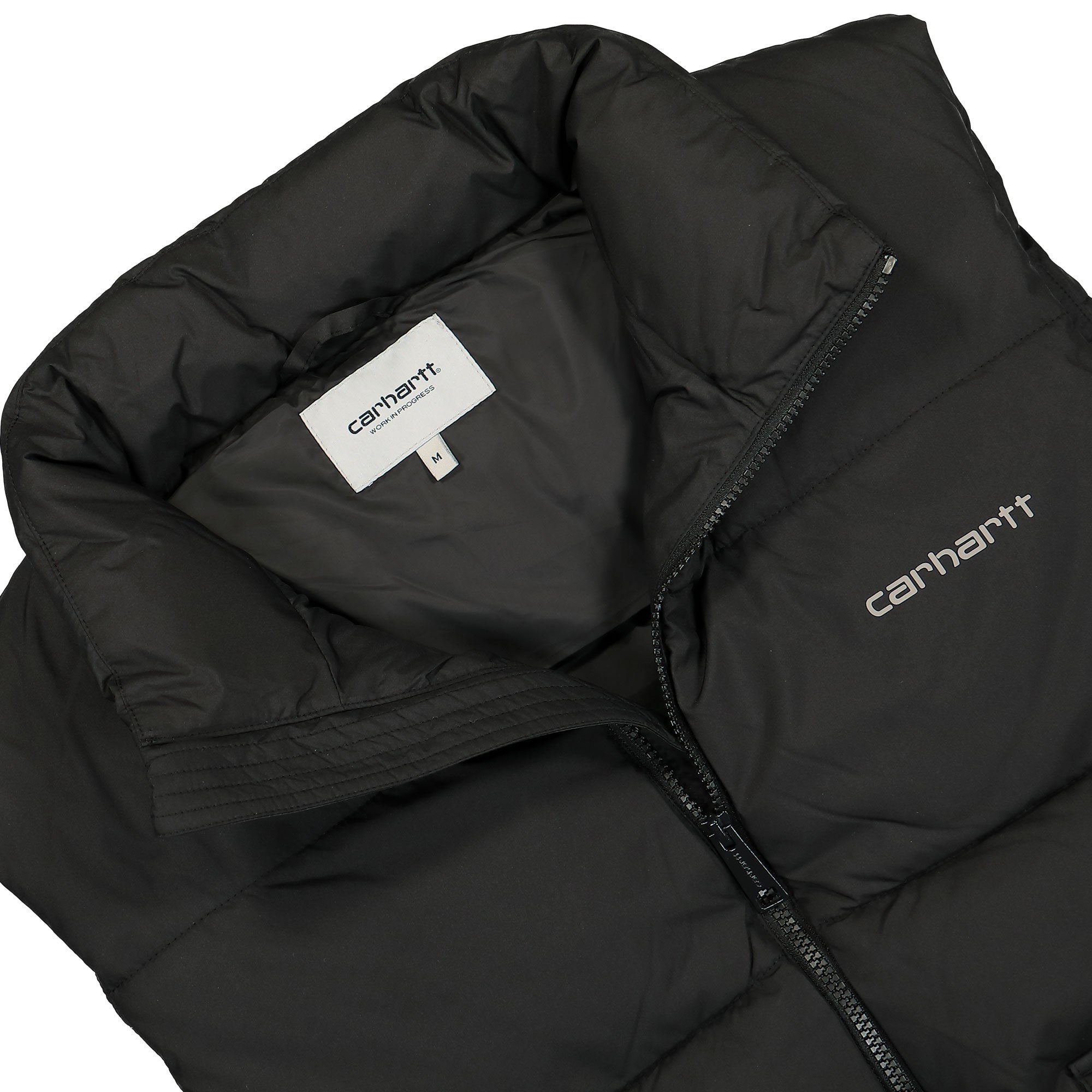 Carhartt WIP Springfield Vest Black / Blacksmith Vests Close-up | Overkill