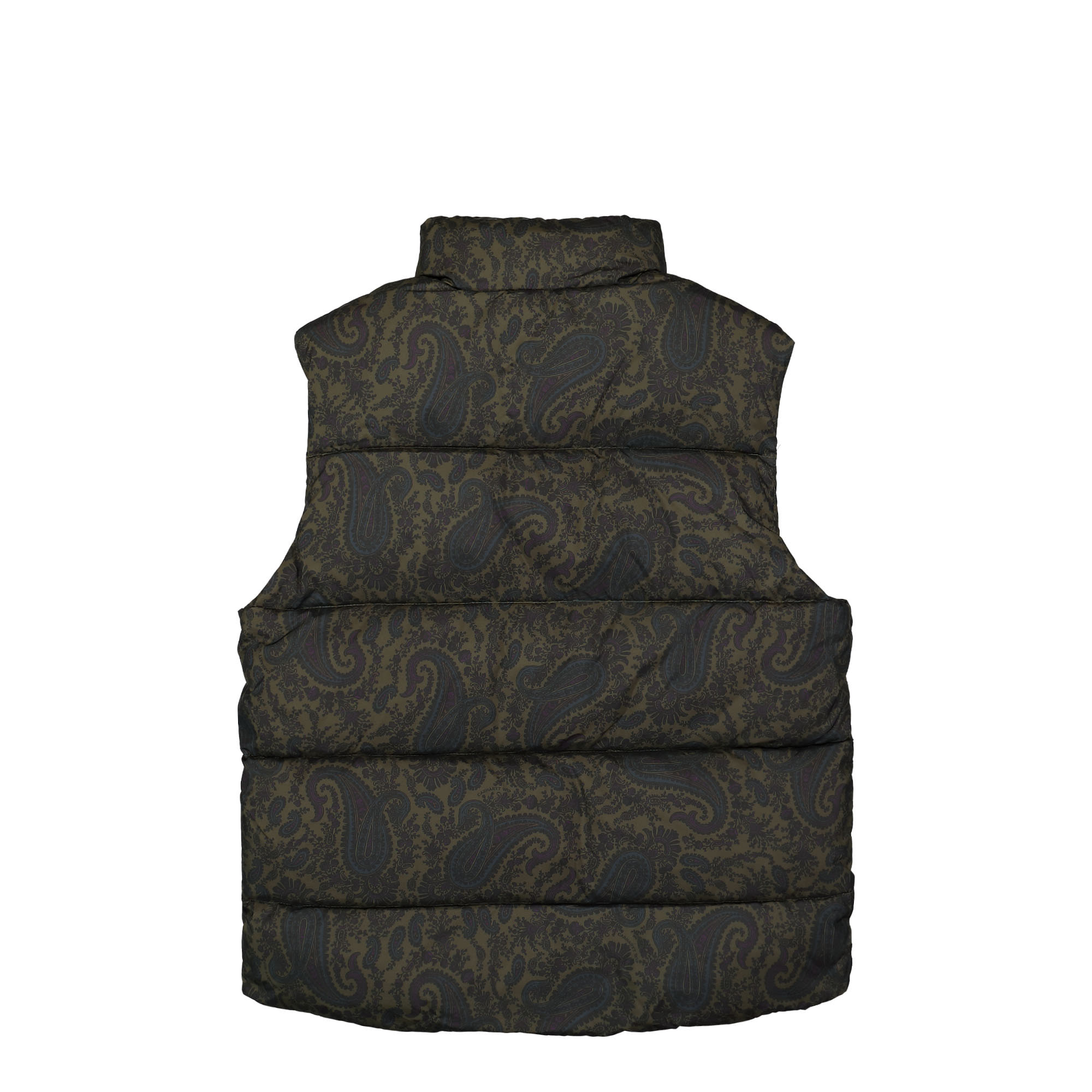 Carhartt WIP Springfield Vest Paisley Print, Plant / Black Vests Material | Overkill