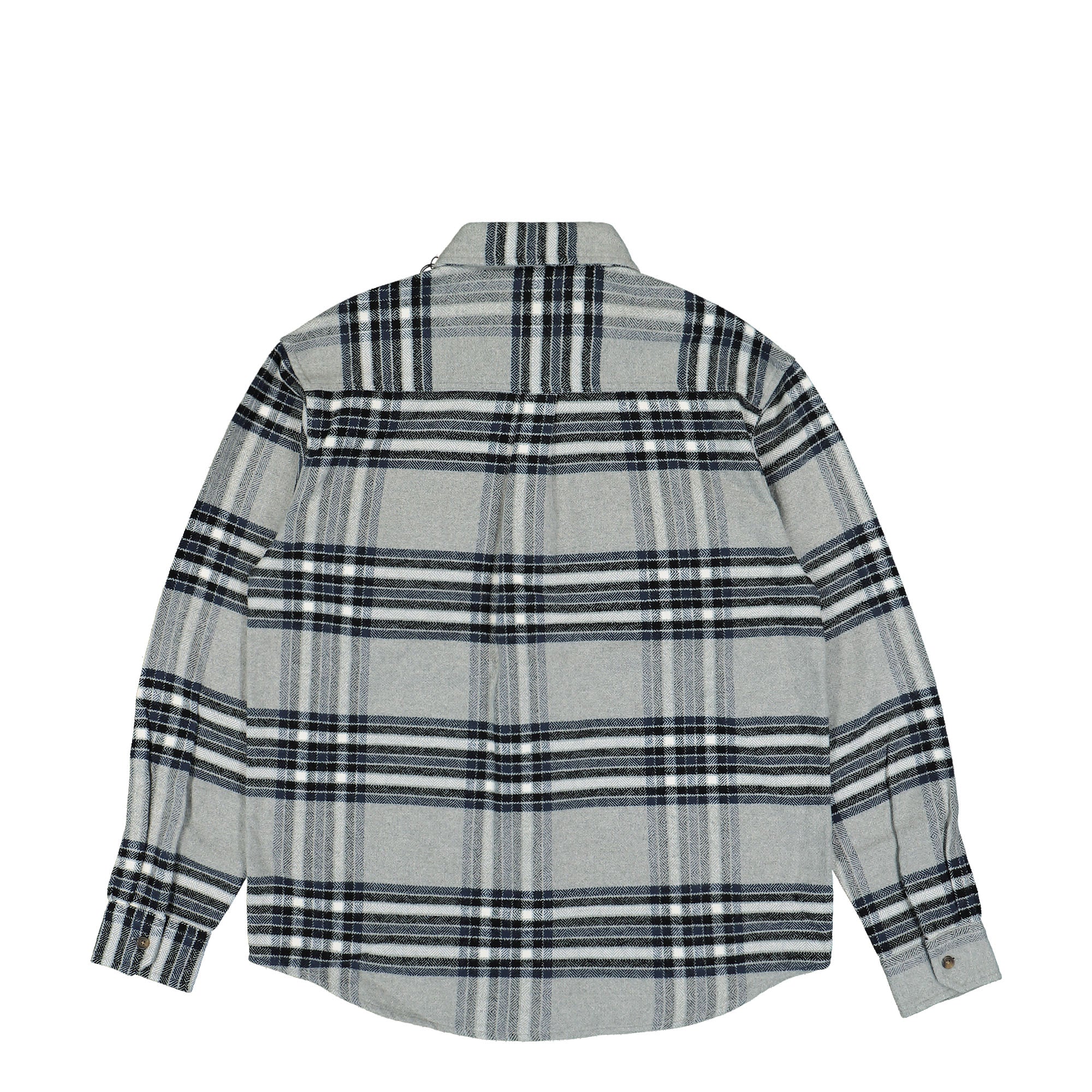 Carhartt WIP L/S Hawkins Shirt Hawkins Check, Grey Heather / Blue Shirts Material | Overkill