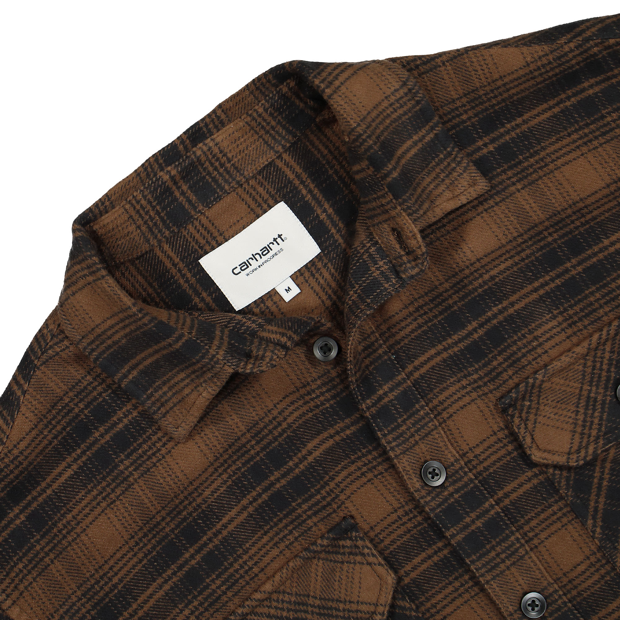 Carhartt WIP L/S Krenz Shirt Tamarind Shirts Close-up | Overkill