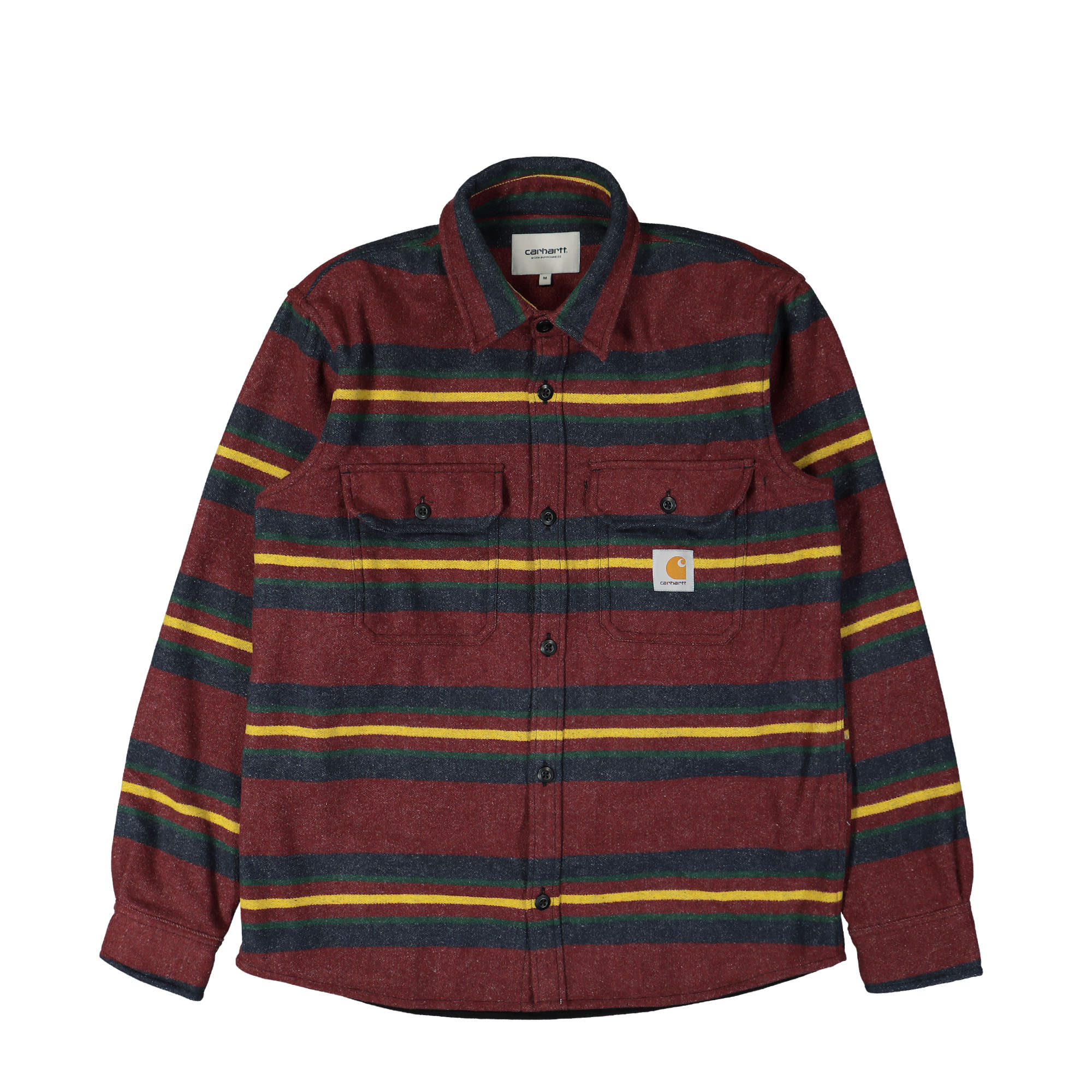 Carhartt WIP Oregon Shirt Jacket Starco Stripe / Bordeaux Shirts I032272.1PH.XX.03 | Overkill