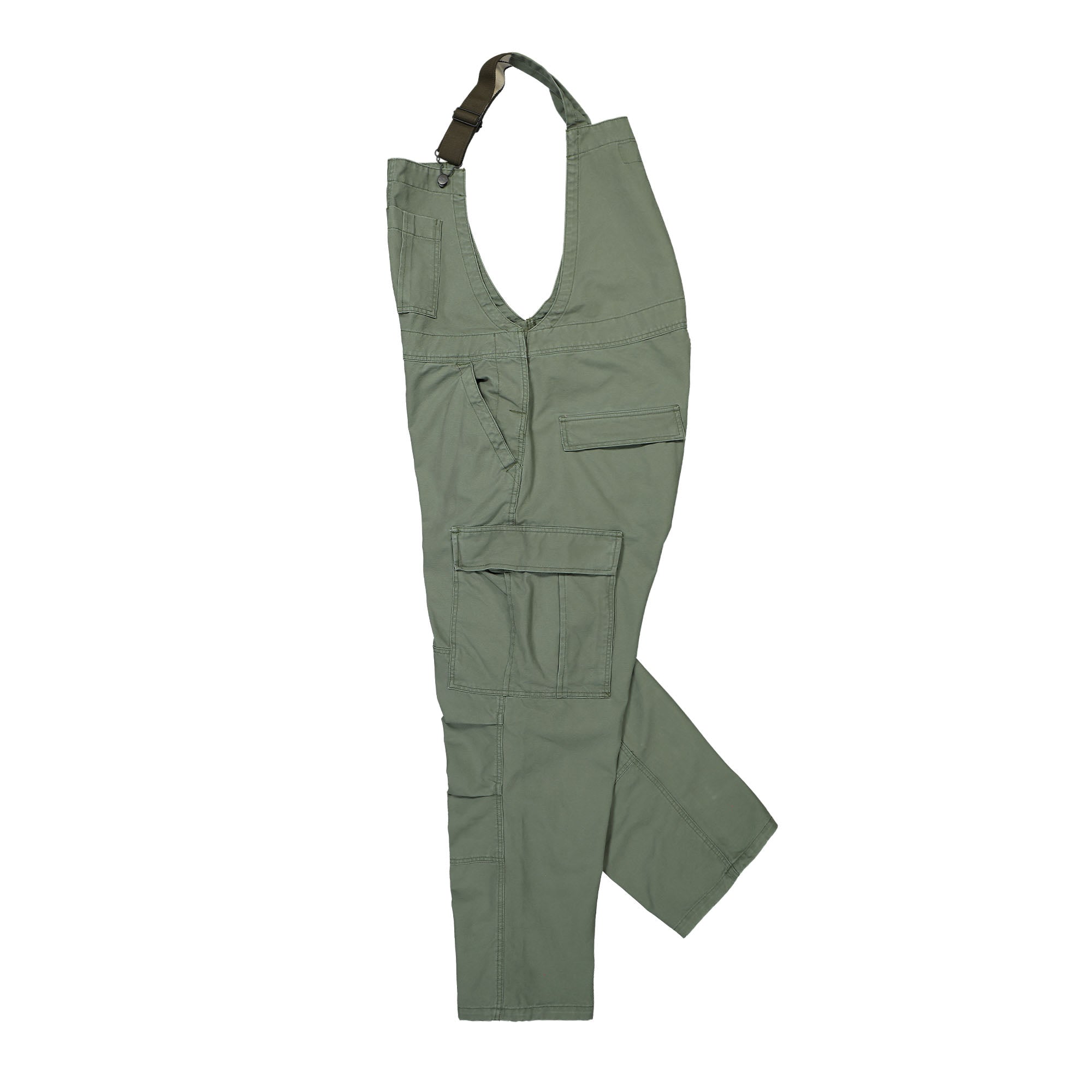 Carhartt WIP Cargo Bib Overall Dollar Green Overalls Close-up | Overkill