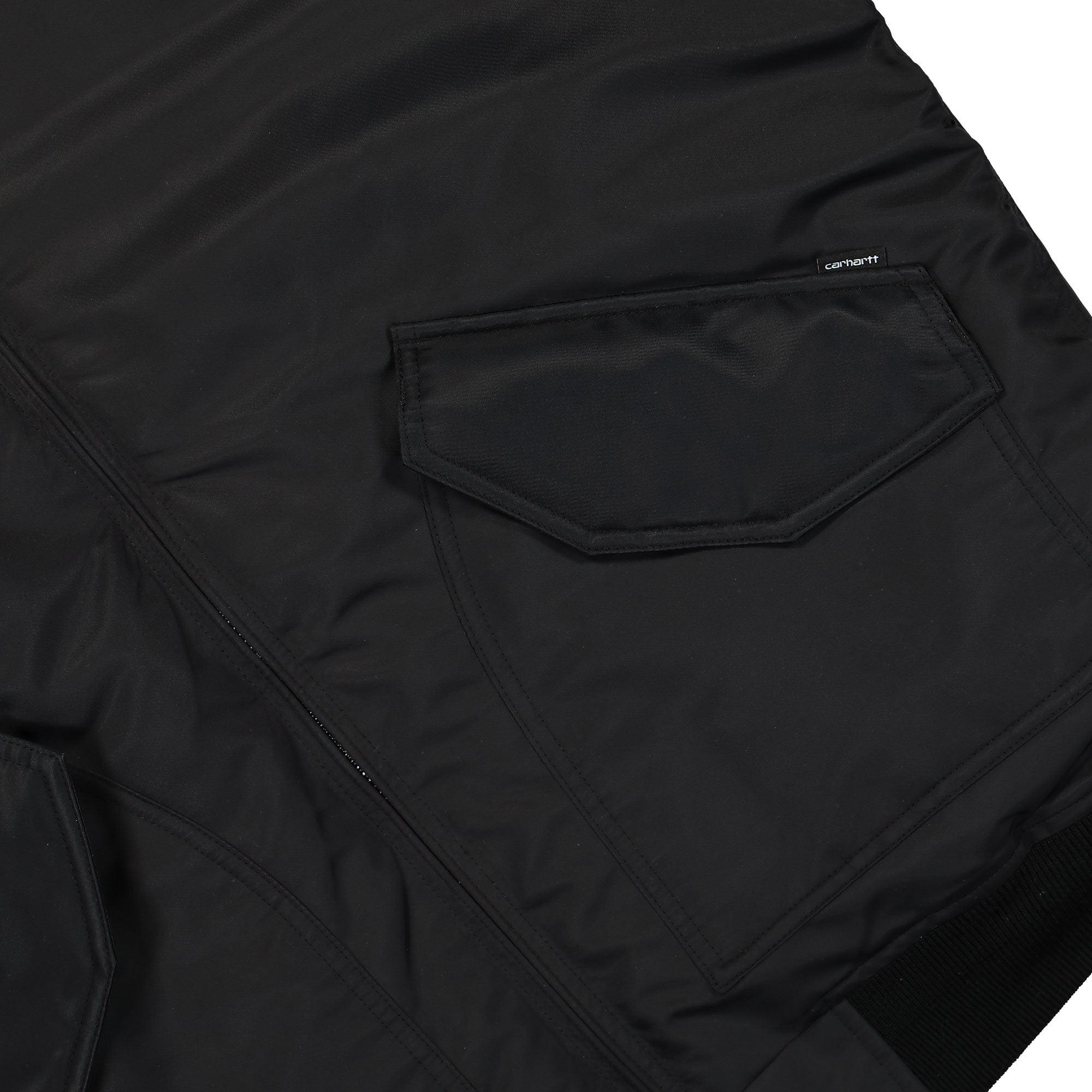 Carhartt WIP Olten Bomber Black / Turmeric Bomber & Varsity Jackets Detail view 1 | Overkill
