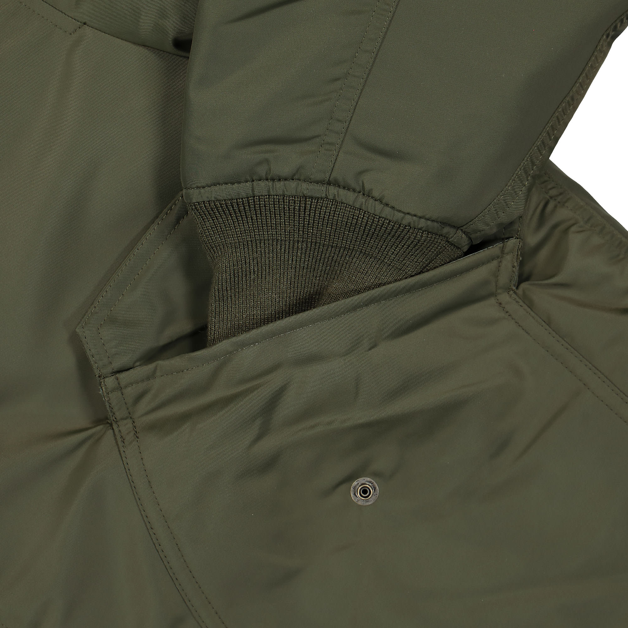 Carhartt WIP Olten Bomber Plant / Smoke Green Bomber & Varsity Jackets Detailfoto | Overkill