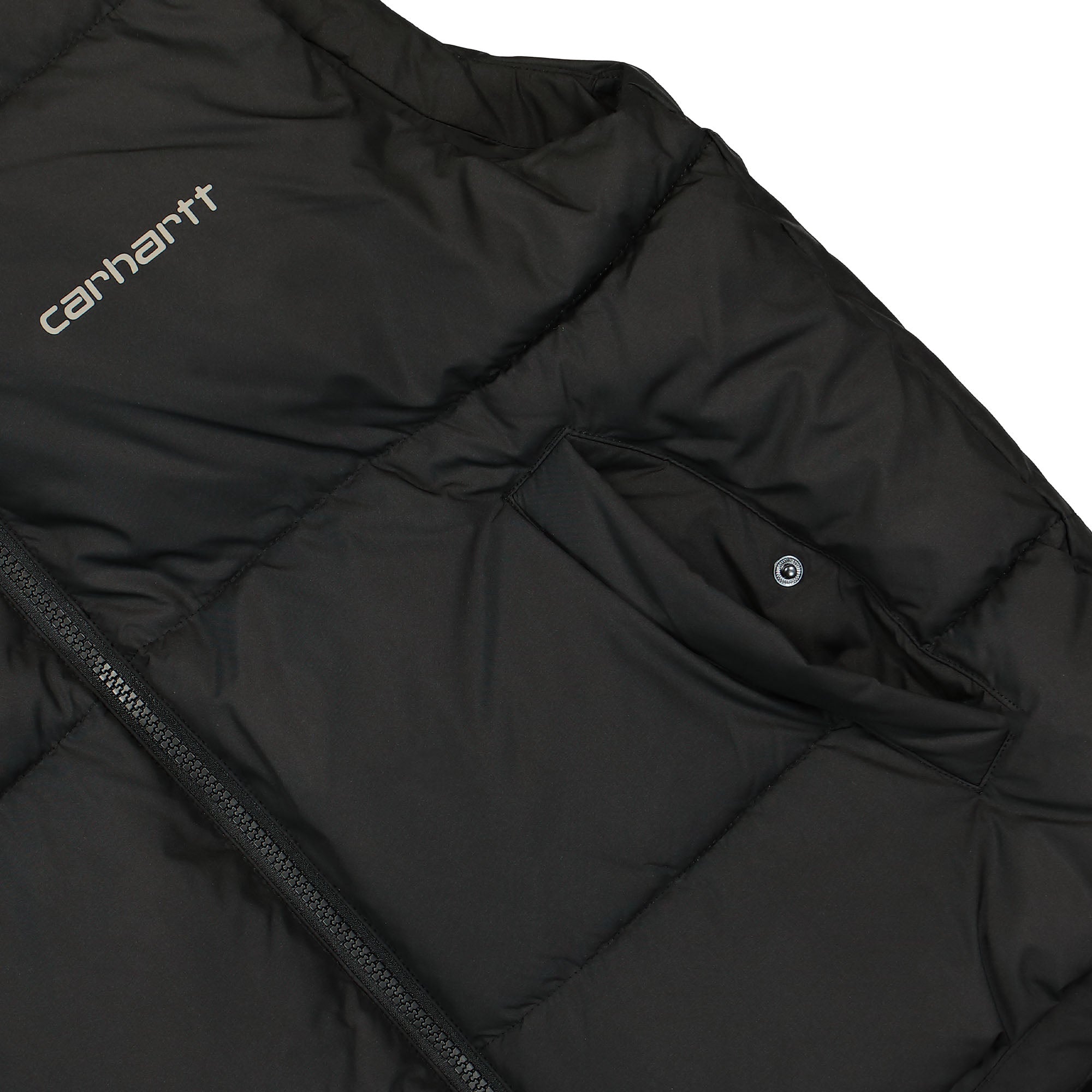 Carhartt WIP W Springfield Vest Black / Blacksmith Vests Detailfoto | Overkill
