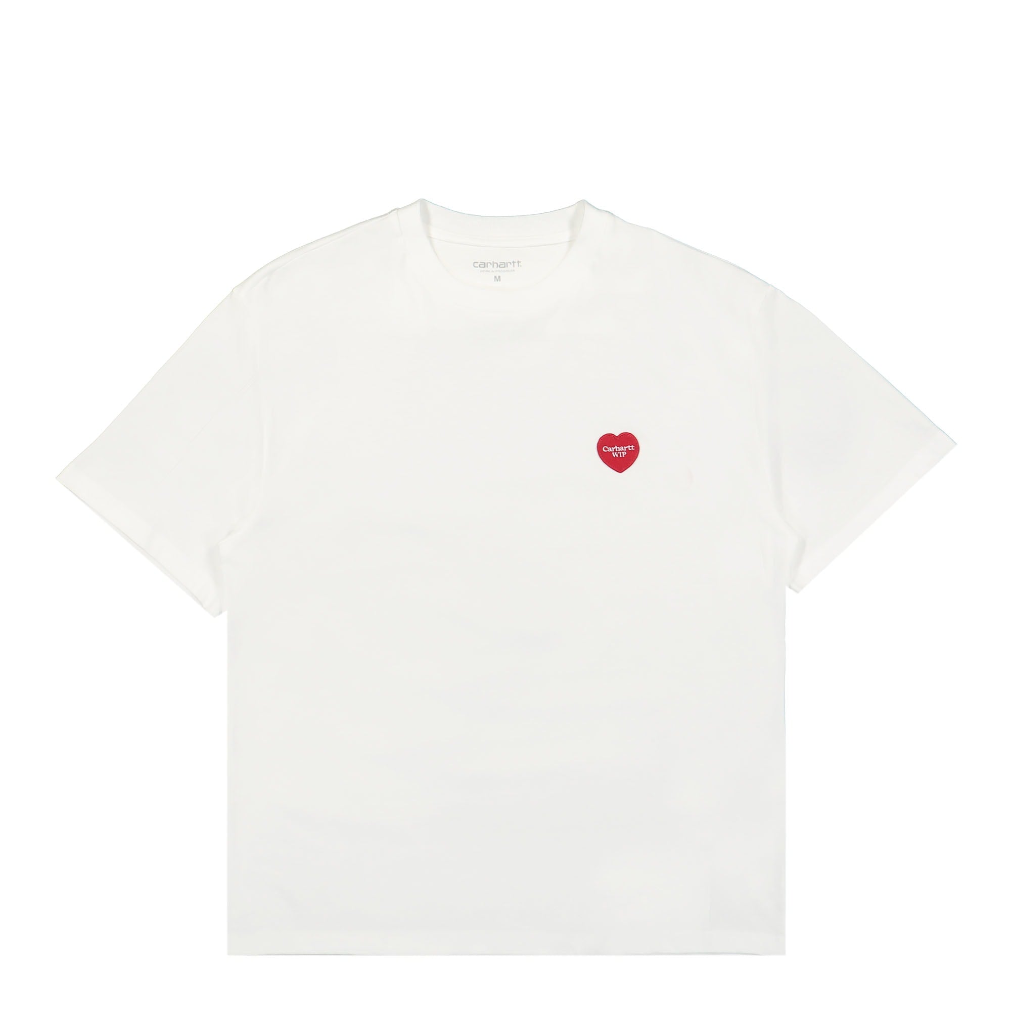 Carhartt WIP W S/S Heart Patch T-Shirt White T-Shirts I032318.02.XX.03 | Overkill