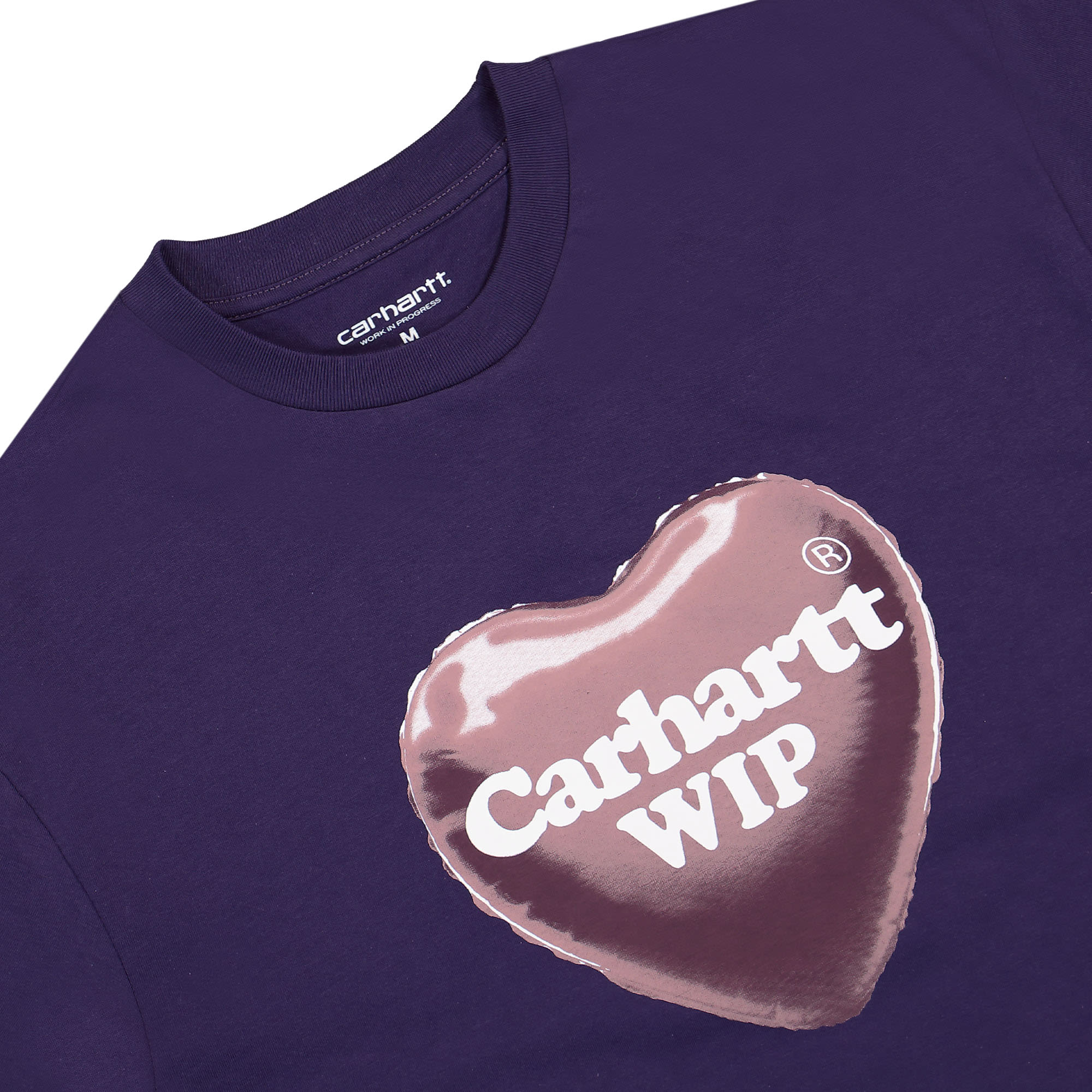 Carhartt WIP W S/S Heart Balloon T-Shirt Cassis T-Shirts Close-up | Overkill