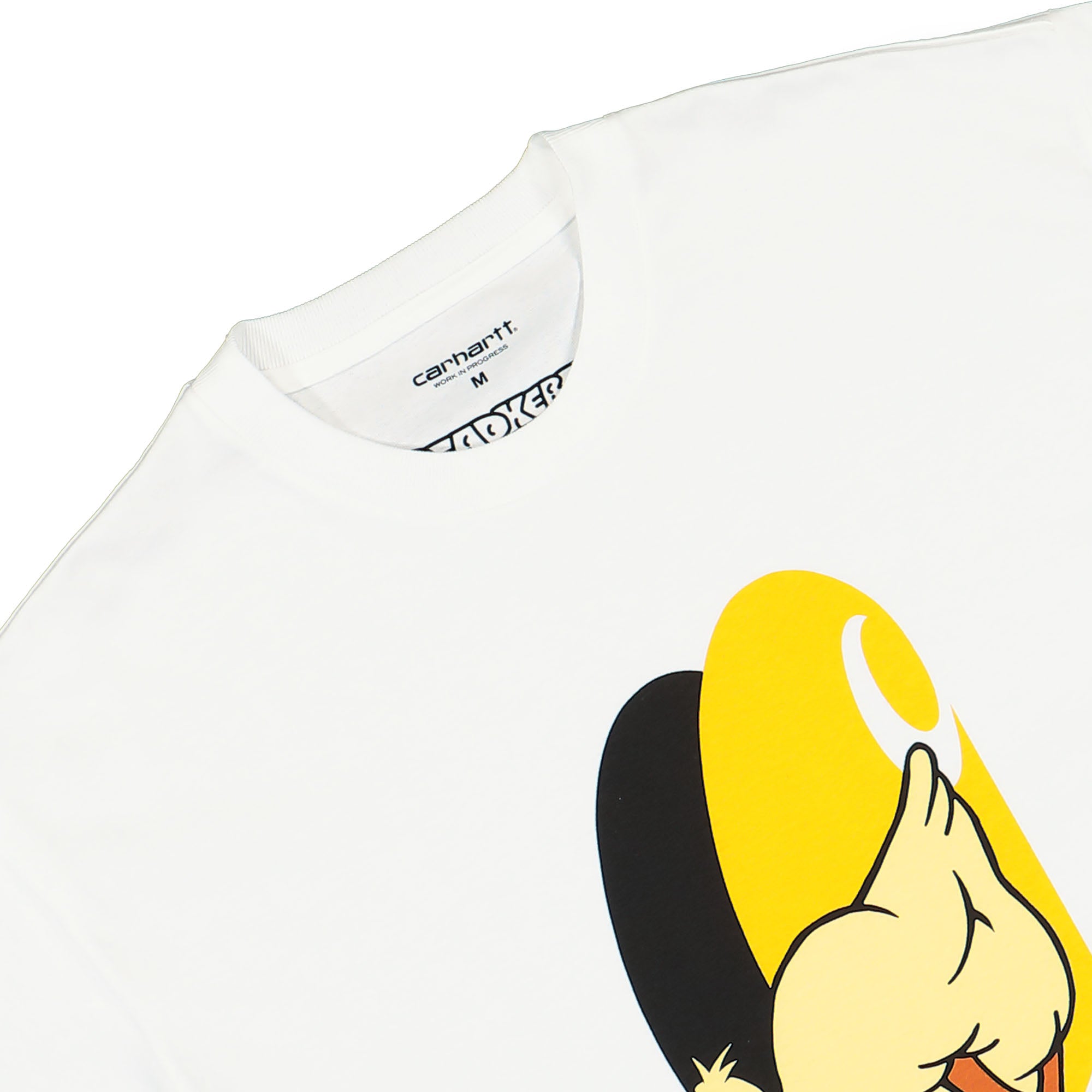 Carhartt WIP S/S Deadkebab Knock Knock T-Shirt White T-Shirts Close-up | Overkill