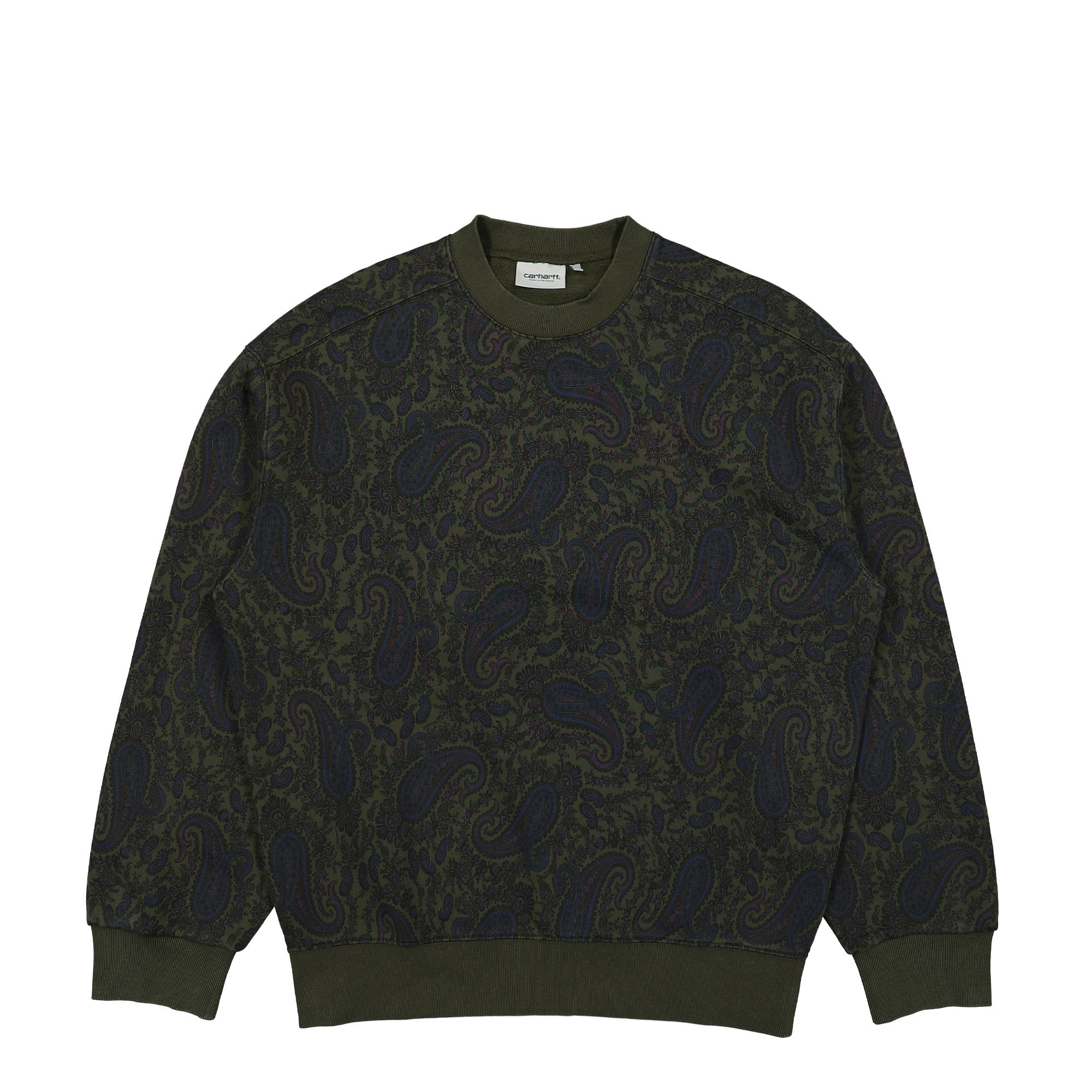 Carhartt WIP Paisley Sweat Paisley Print, Plant Sweatshirts I032431.1SB.XX.03 | Overkill