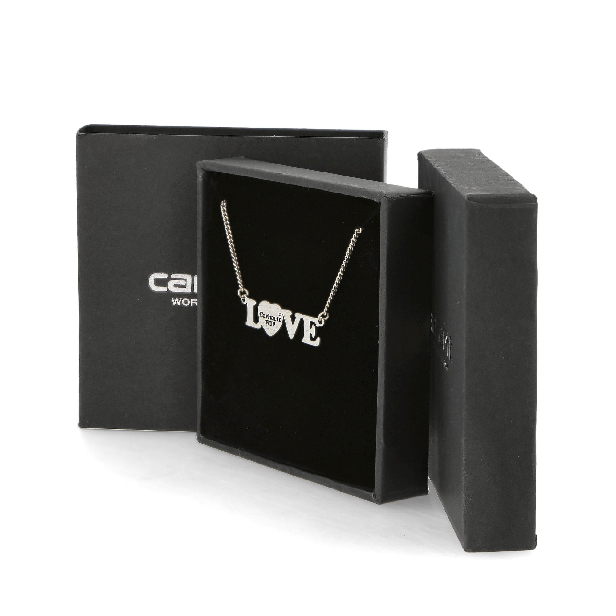 Carhartt WIP Love Pendant Necklace Silver Jewelry I032472.95.XX.06 | Overkill