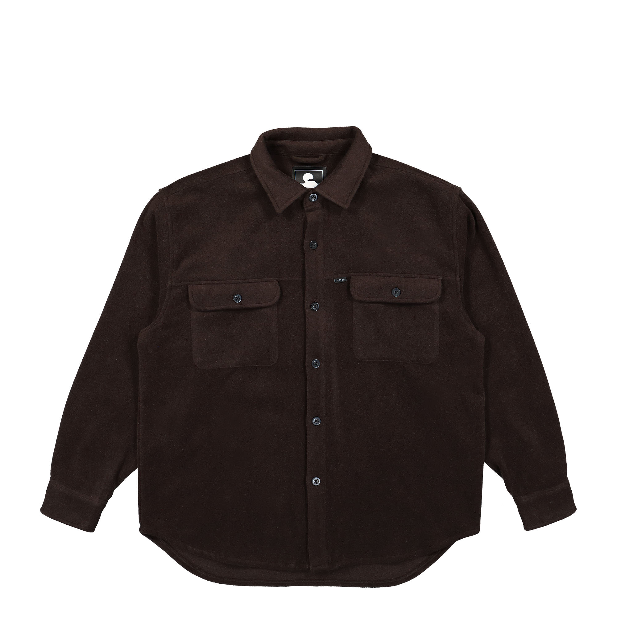 Edwin Jowen LS Overshirt Brown Shirts I032497.51.99.03 | Overkill