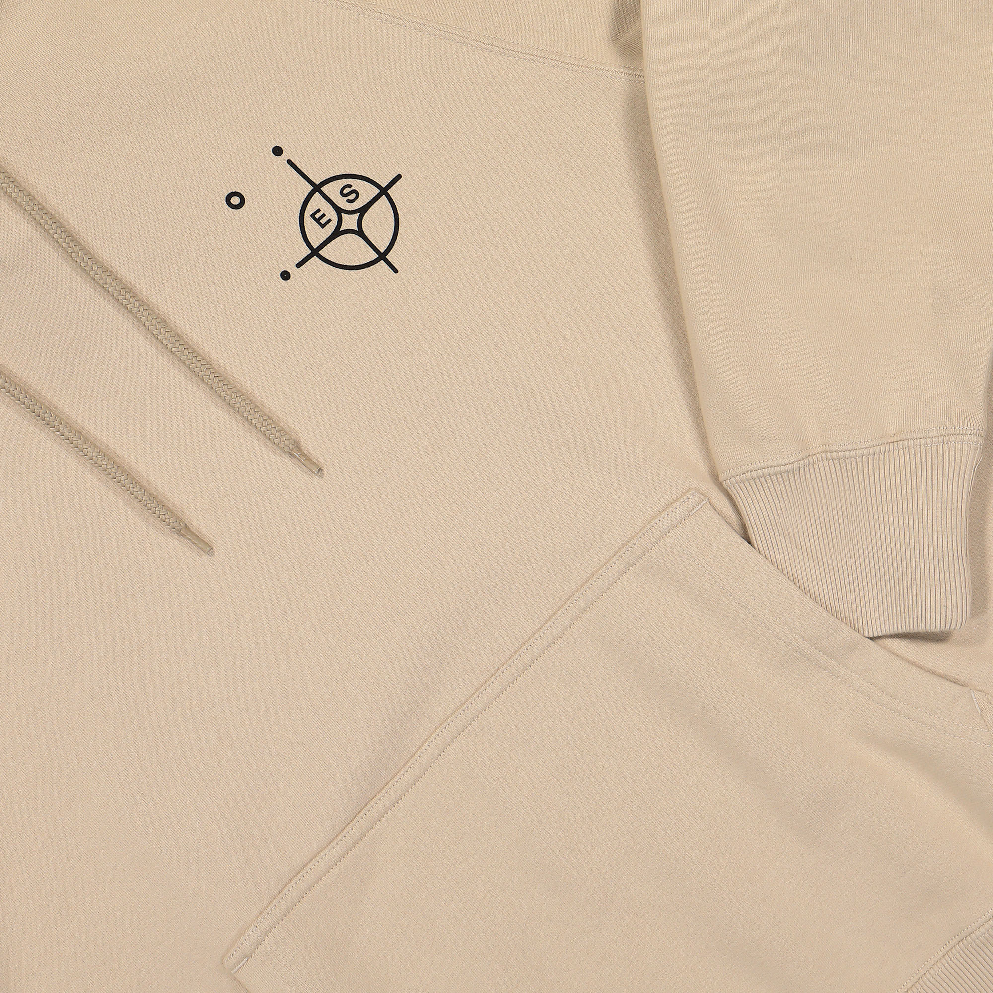 Edwin Angels Hoodie Sweat White Pepper Hoodies Detailfoto | Overkill