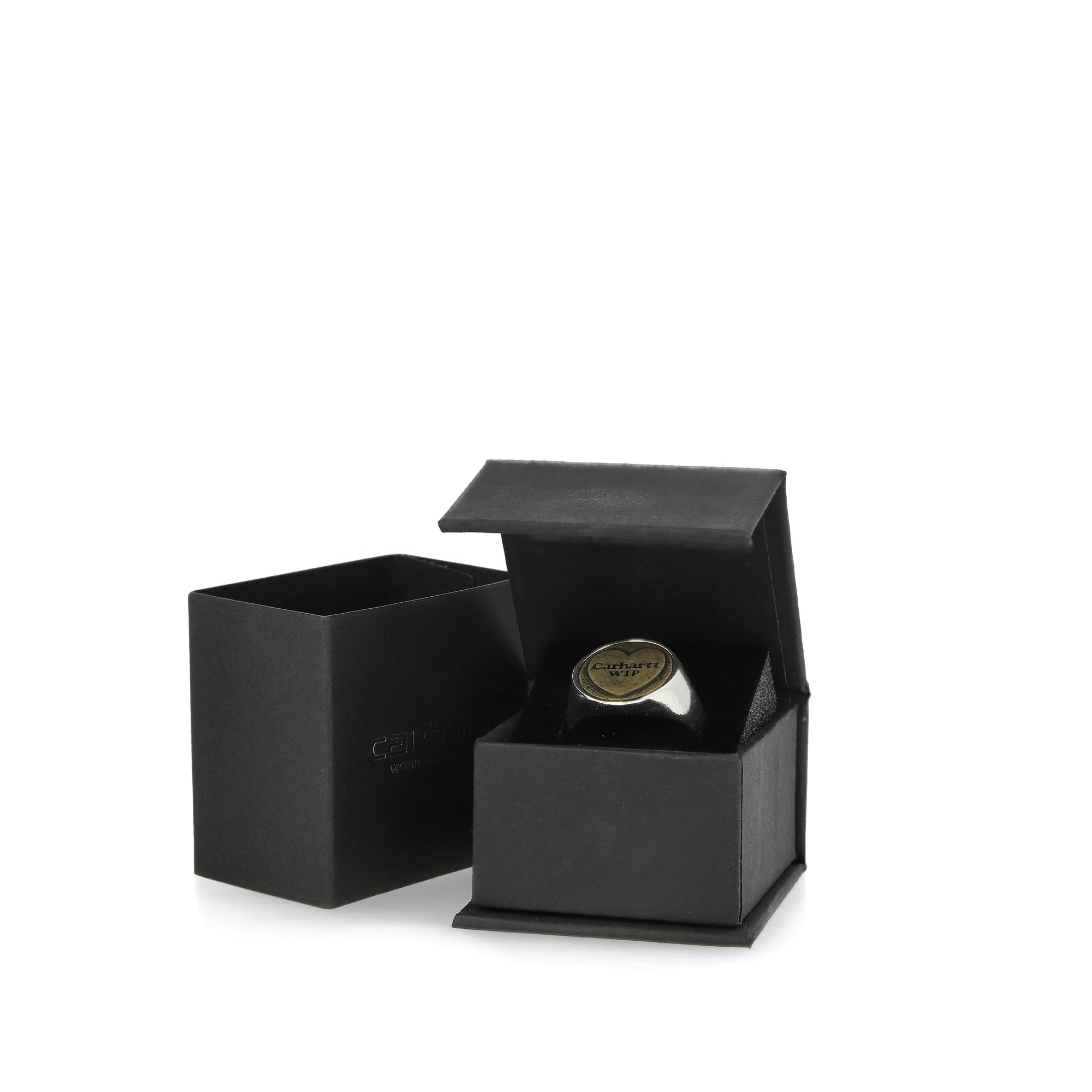 Carhartt WIP Heart Ring Silver Jewelry Close-up | Overkill