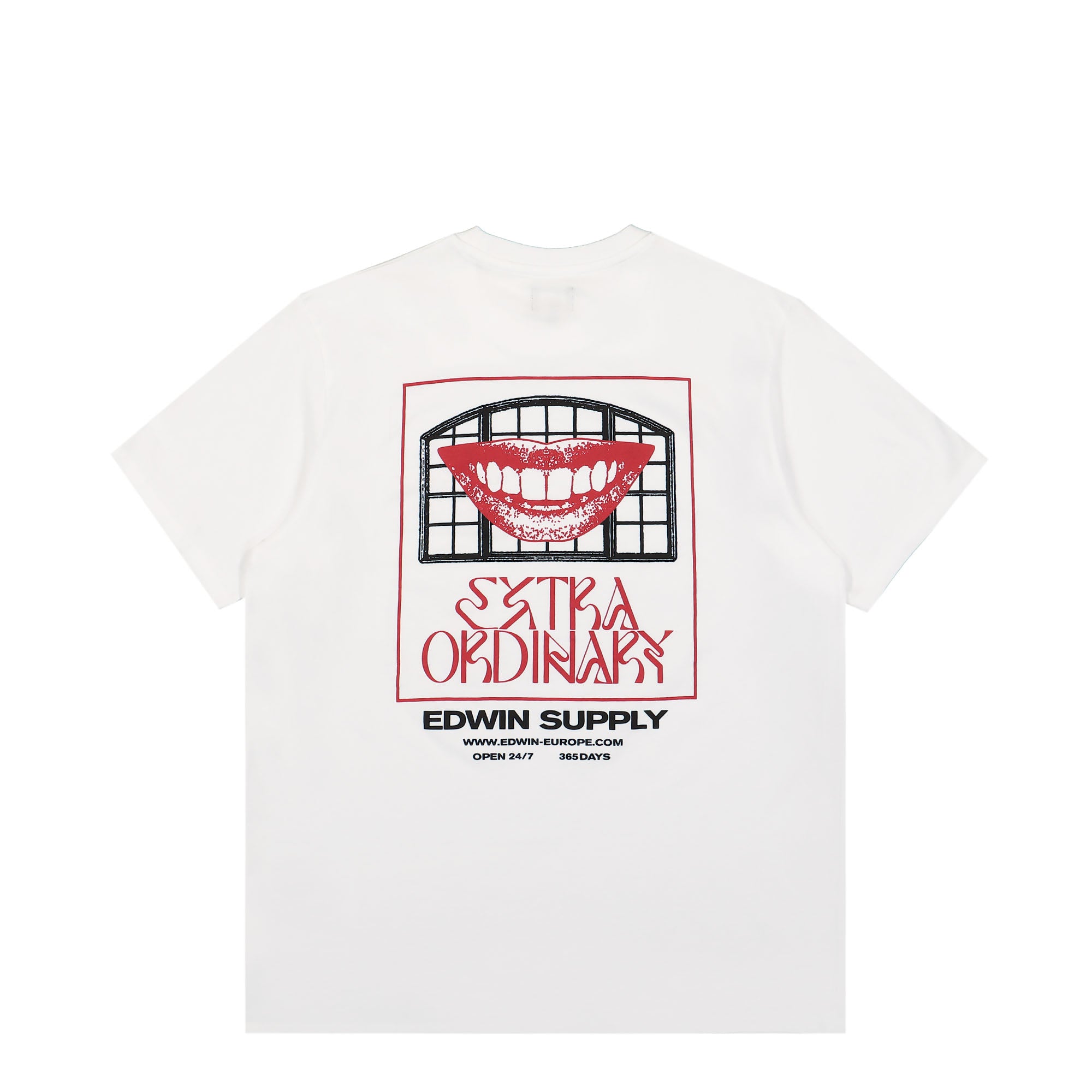 Edwin Extra Ordinary T-Shirt White T-Shirts Close-up | Overkill