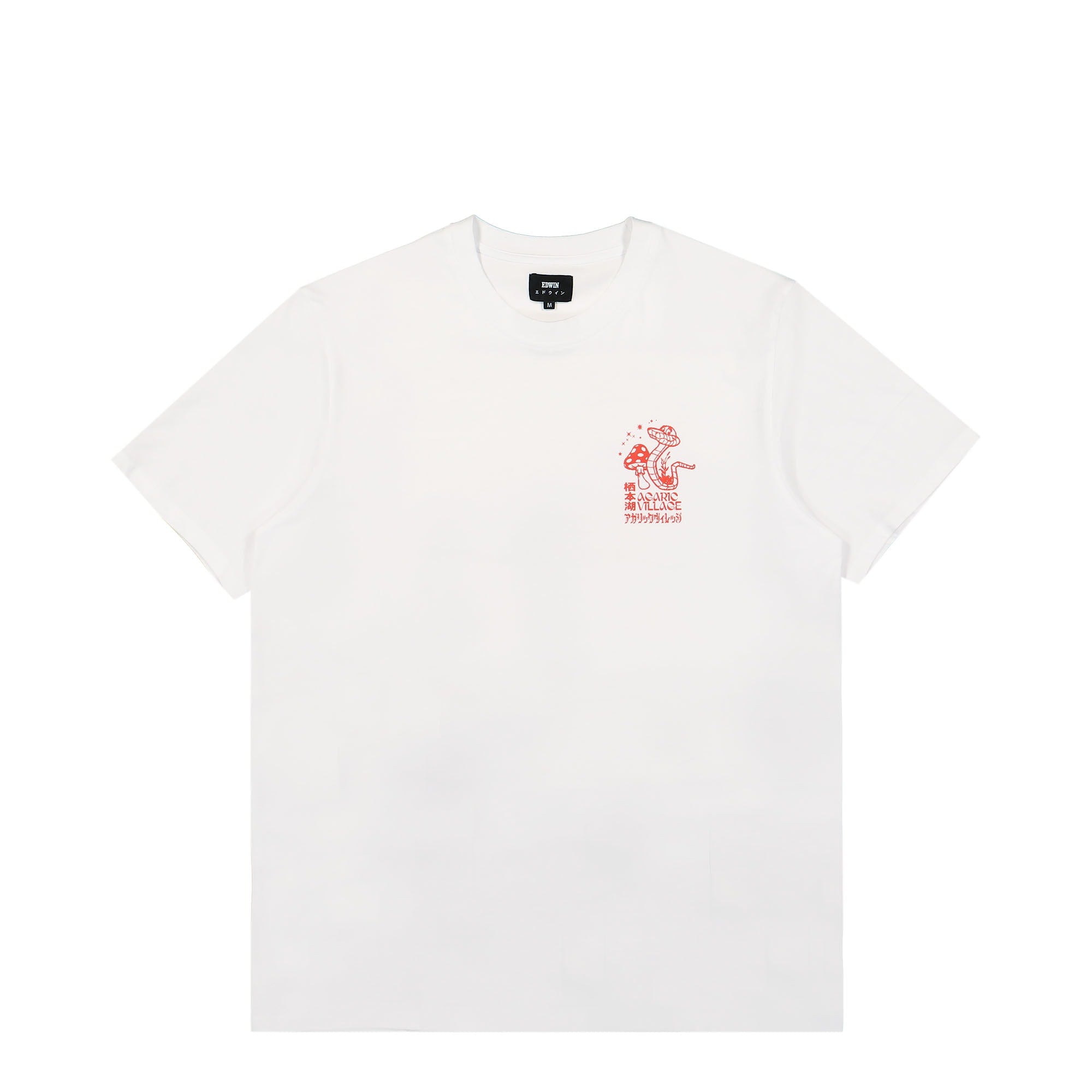 Edwin Agaric Village T-Shirt White T-Shirts I032552.02.67.03 | Overkill